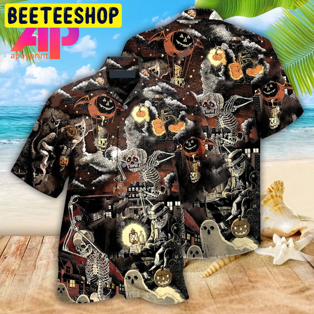 Halloween I've Got Skeleton In Me Trending Hawaiian Shirt Halloween I've Got Skeleton In Me Trending Hawaiian Shirt