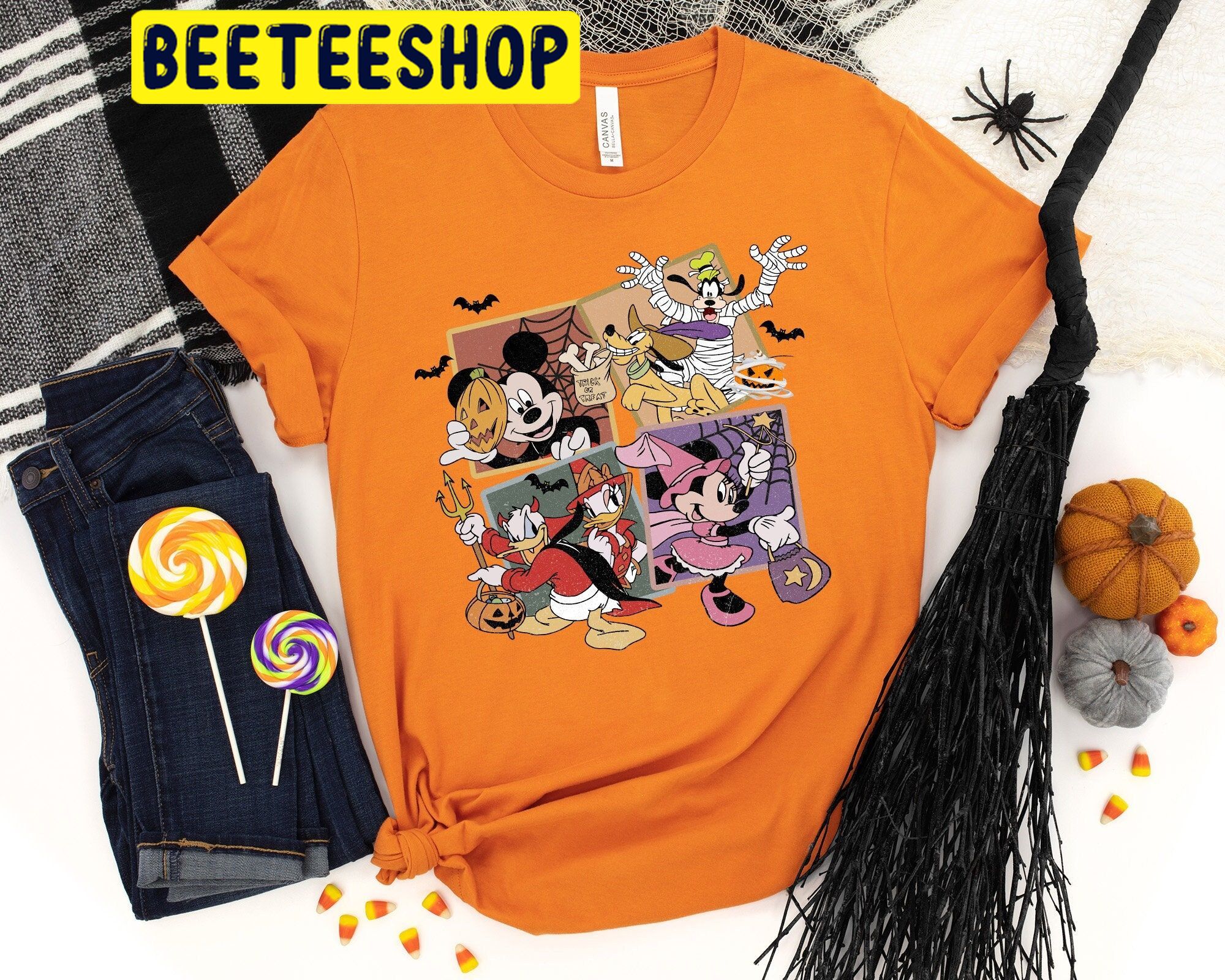 Halloween Mickey And Friends HalloweenTrending Unisex Shirt Halloween Mickey And Friends HalloweenTrending Unisex Shirt