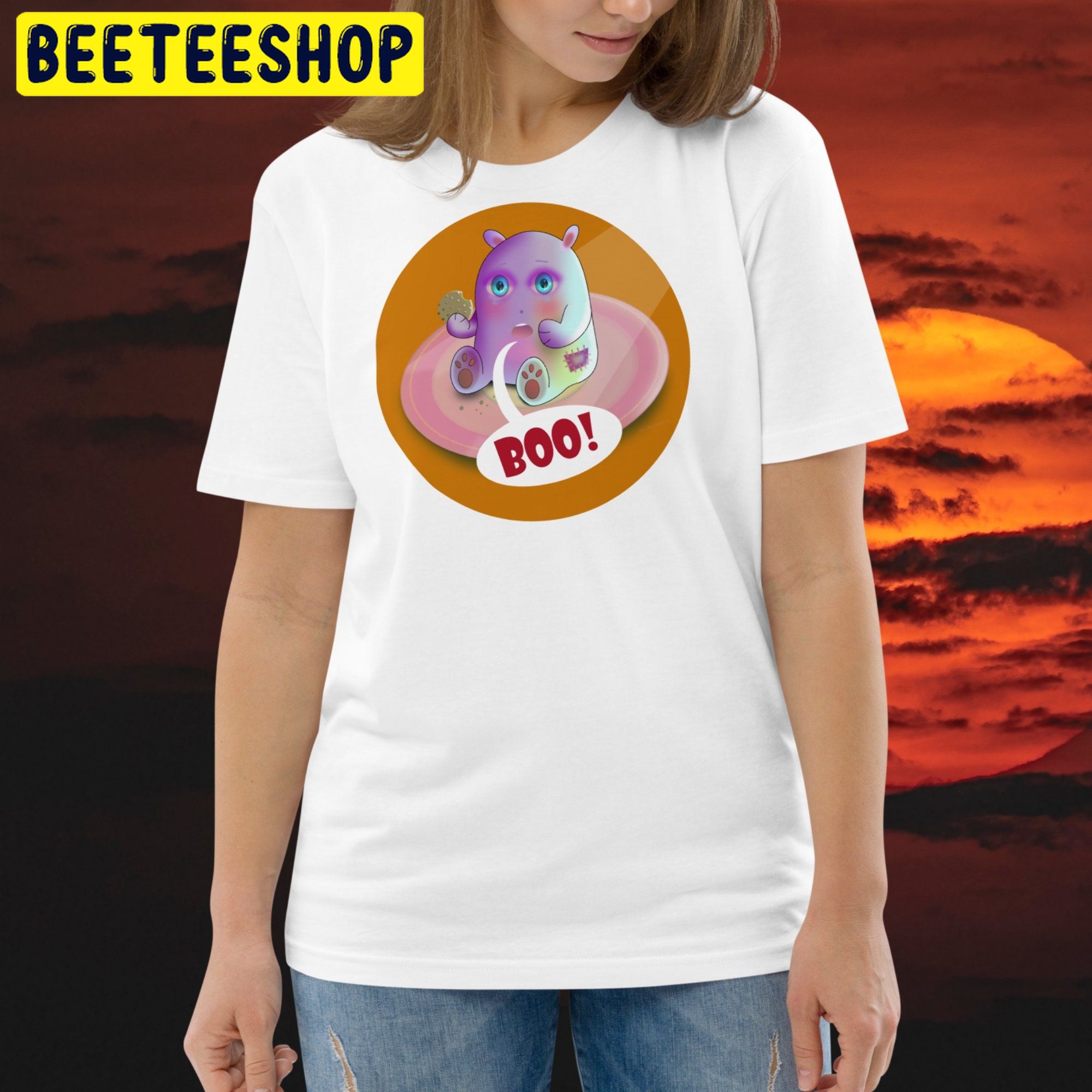 Halloween Monster Funny Cute Animal Trending Unisex Shirt Halloween Monster Funny Cute Animal Trending Unisex Shirt