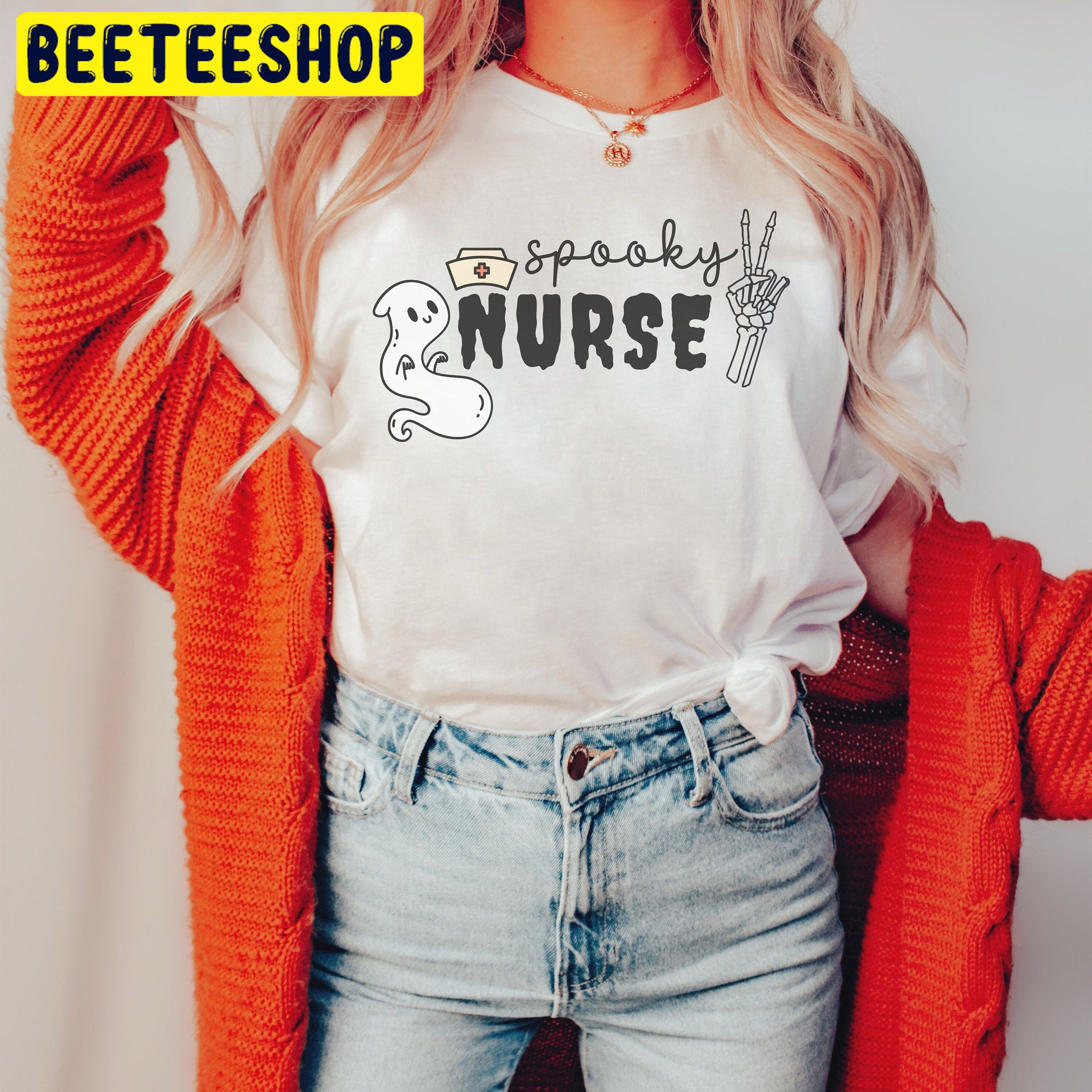 Halloween Nurse Spooky Trending Unisex Shirt Halloween Nurse Spooky Trending Unisex Shirt