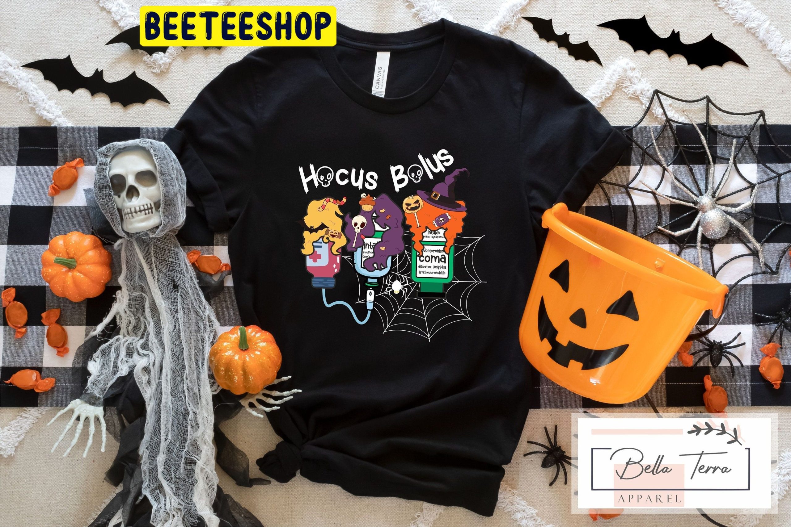 Halloween Pharmacy Spooky Nurse Trending Unisex Shirt Halloween Pharmacy Spooky Nurse Trending Unisex Shirt