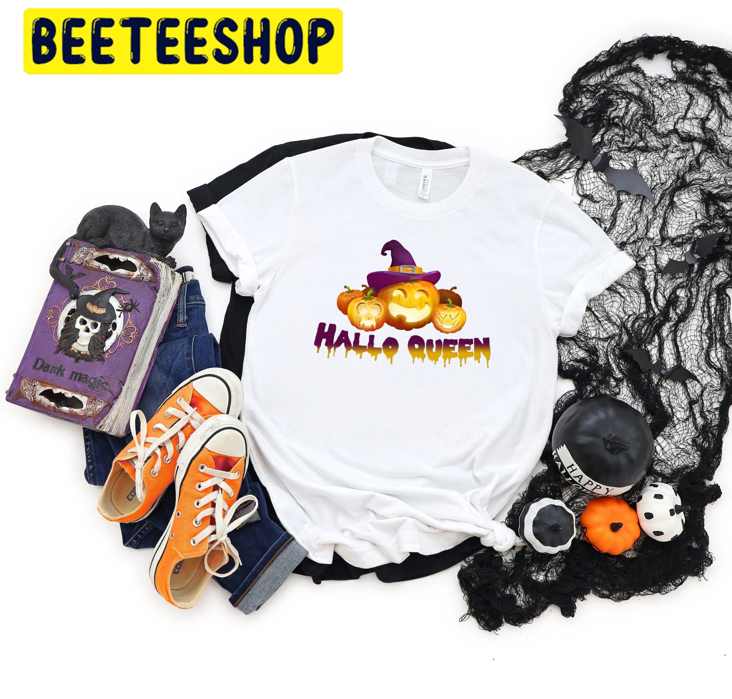 Halloween Queen Funny Pumpkin Trending Unisex Shirt Halloween Queen Funny Pumpkin Trending Unisex Shirt
