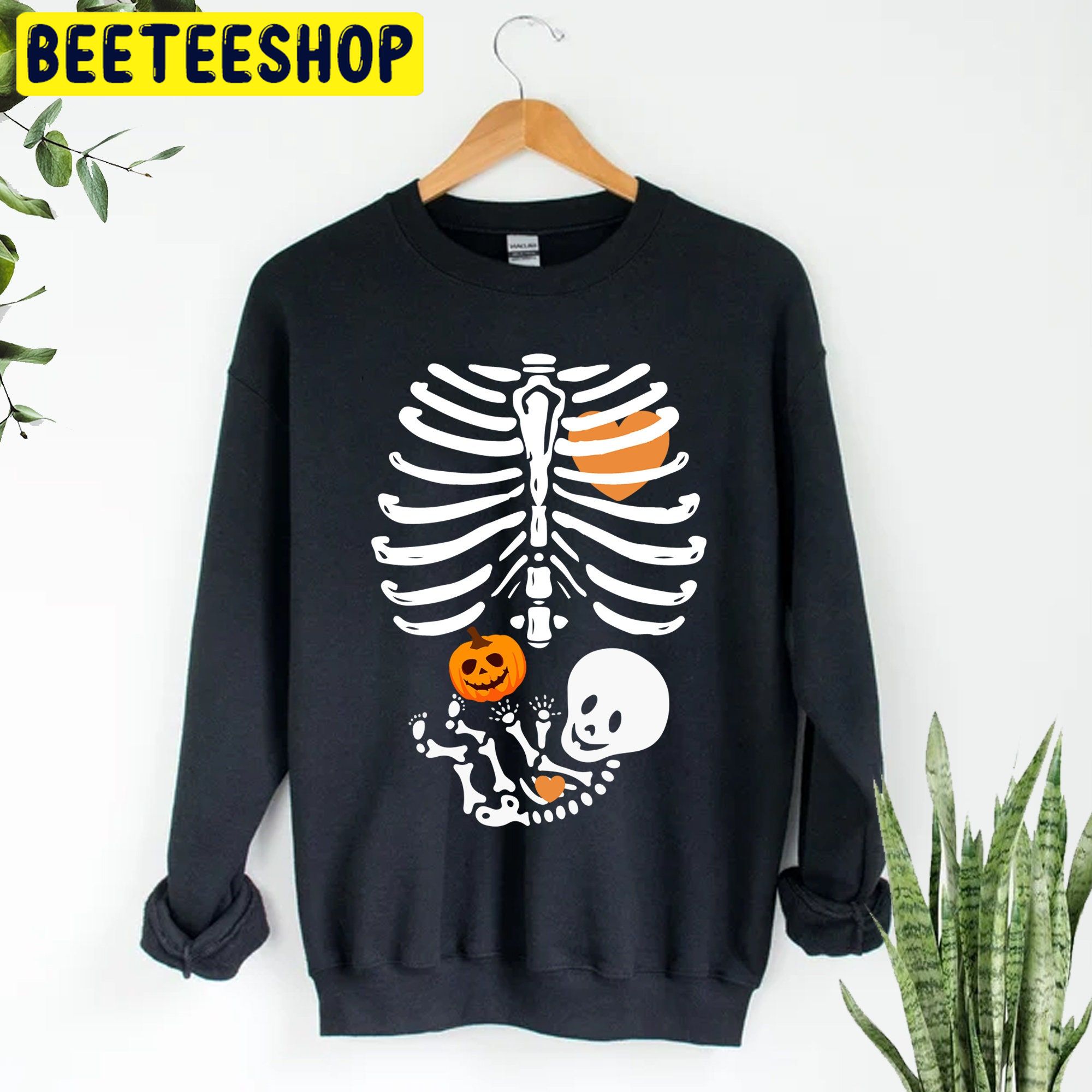 Halloween Skeleton Maternity Trending Unisex Shirt Halloween Skeleton Maternity Trending Unisex Shirt