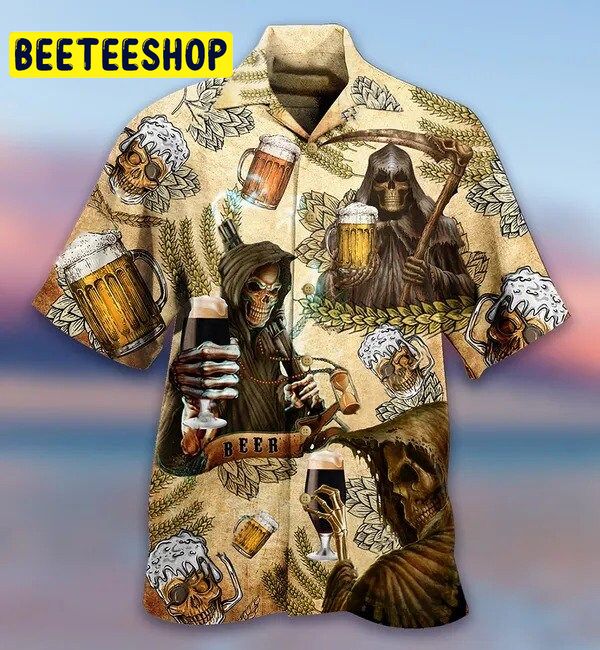 Halloween Skull Skeleton Trending Hawaiian Shirt Halloween Skull Skeleton Trending Hawaiian Shirt