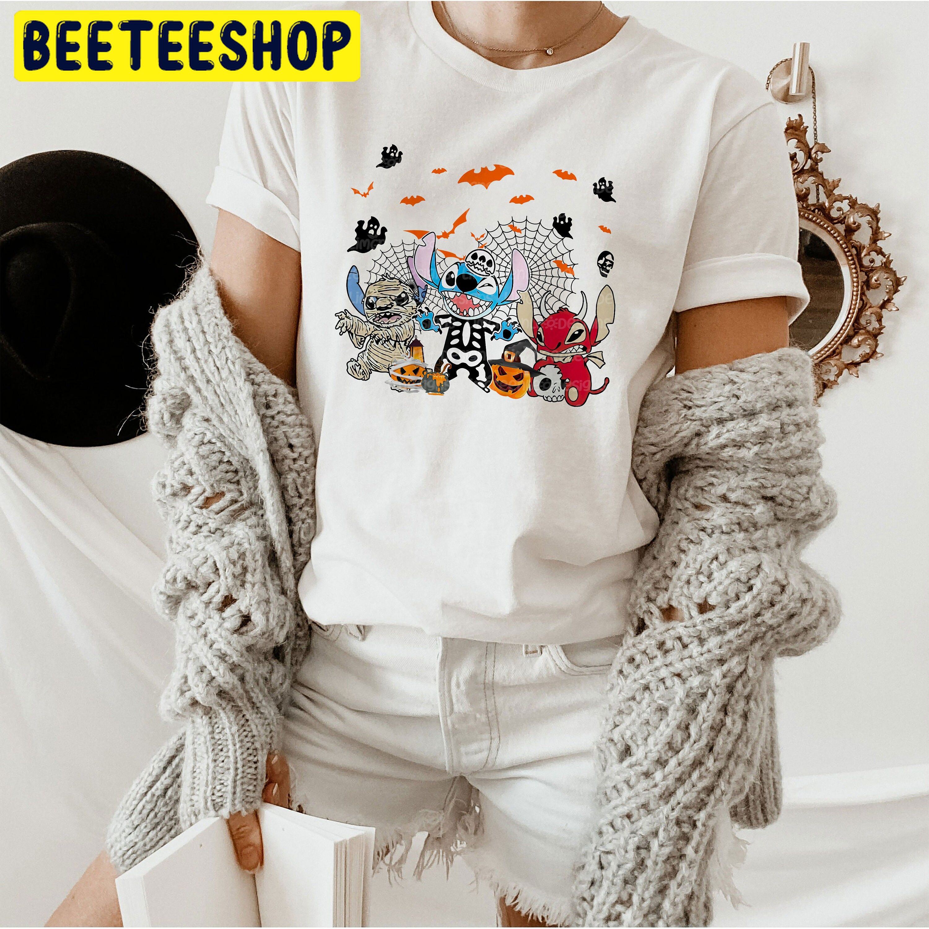 Halloween Stitch Trick Or Treat Trending Unisex Hoodie Halloween Stitch Trick Or Treat Trending Unisex Hoodie