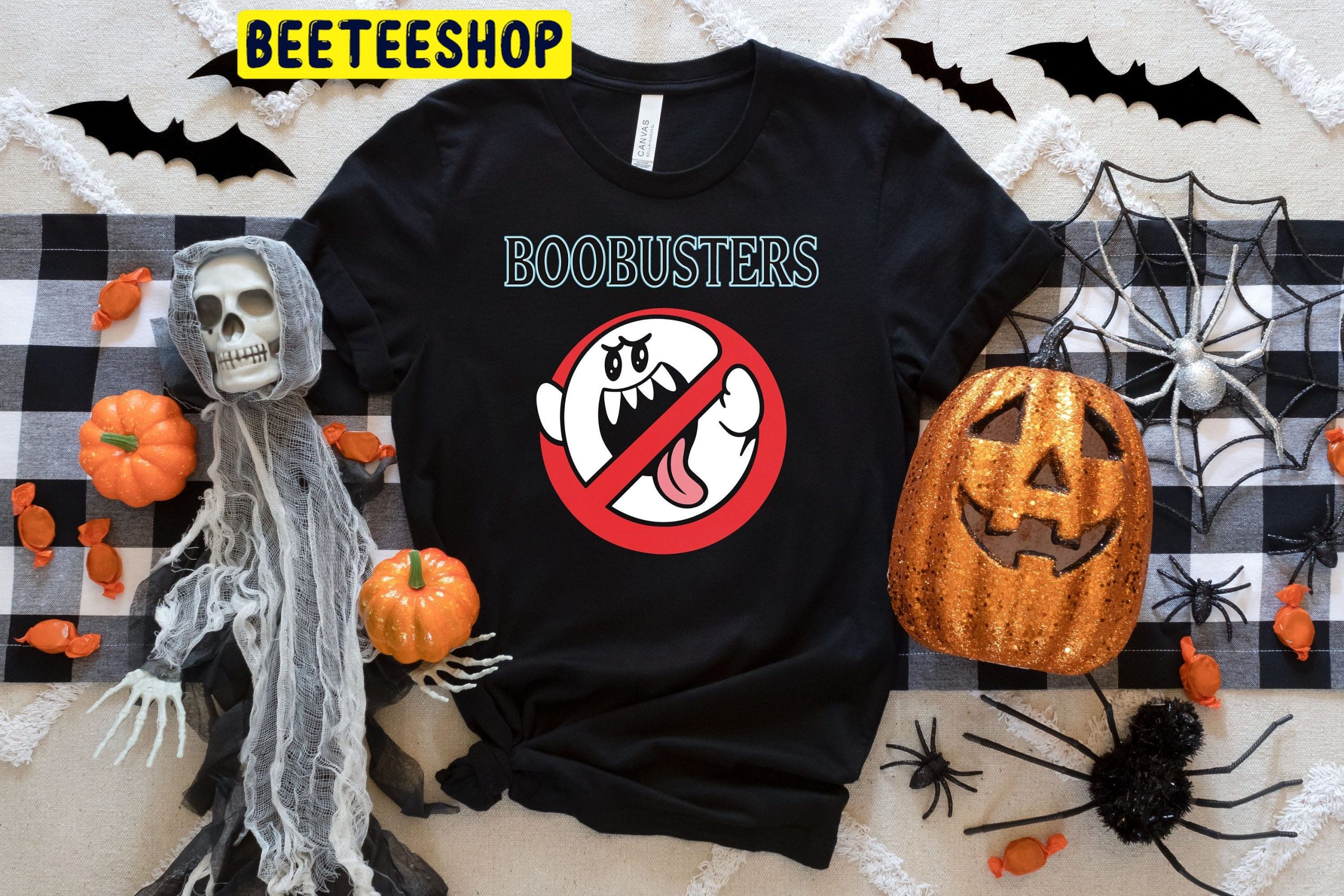 Halloween Super Mario Boo Buster Trending Unisex Shirt Halloween Super Mario Boo Buster Trending Unisex Shirt