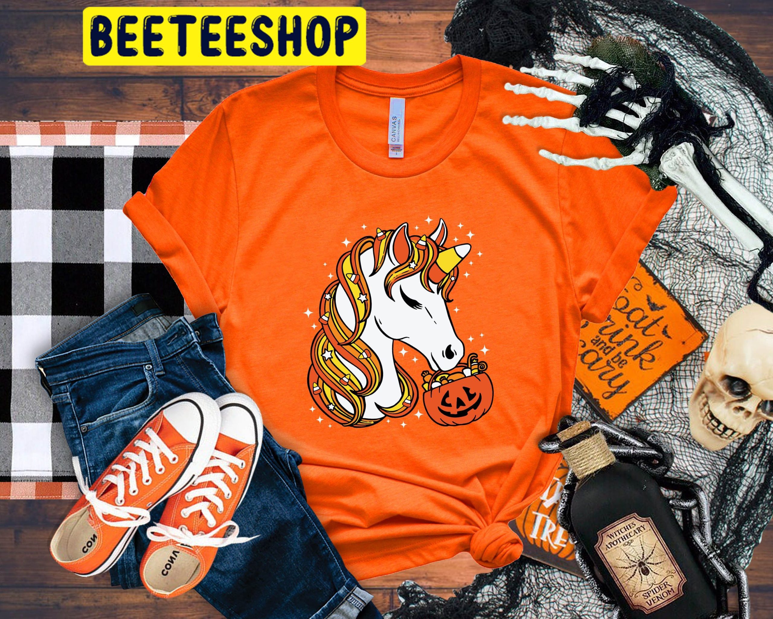 Halloween Unicorn Cute Halloween Trending Unisex Shirt Halloween Unicorn Cute Halloween Trending Unisex Shirt