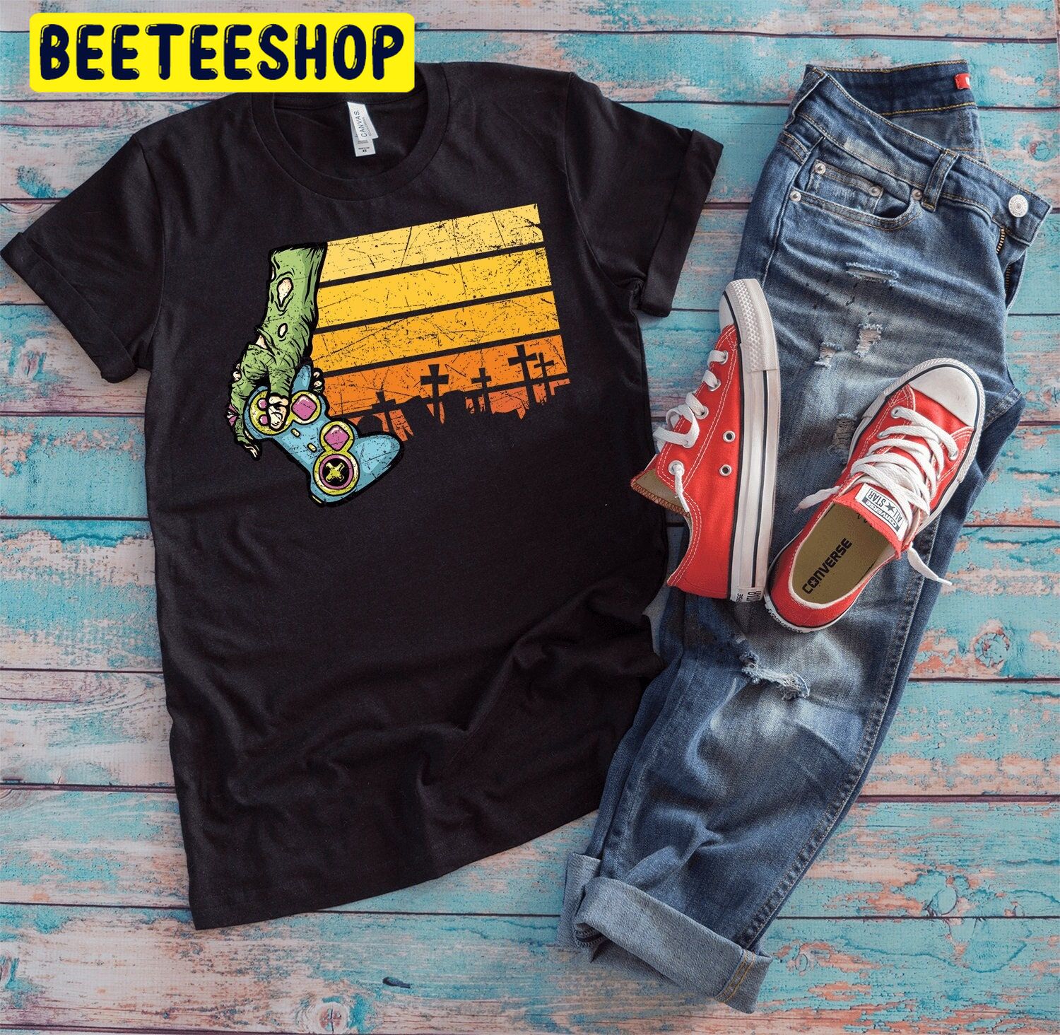 Halloween Zombie Gamer Trending Unisex Shirt Halloween Zombie Gamer Trending Unisex Shirt