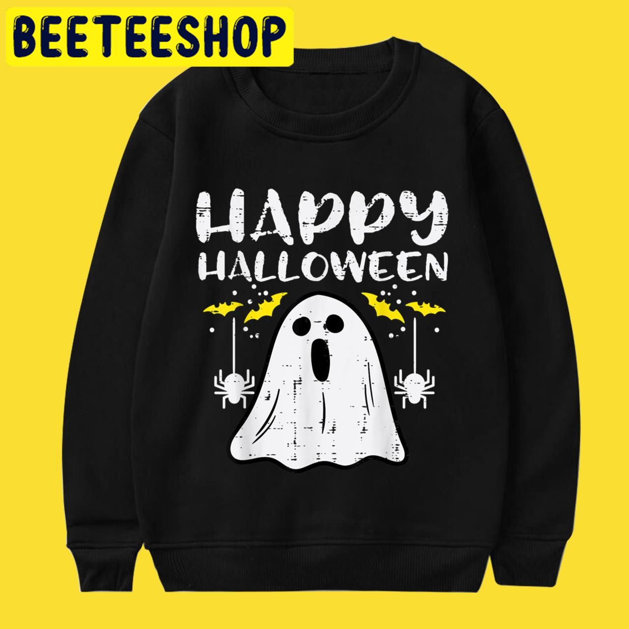 Happy Ghost Funny In 2022 Halloween Trending Unisex T-Shirt Happy Ghost Funny In 2022 Halloween Trending Unisex T-Shirt