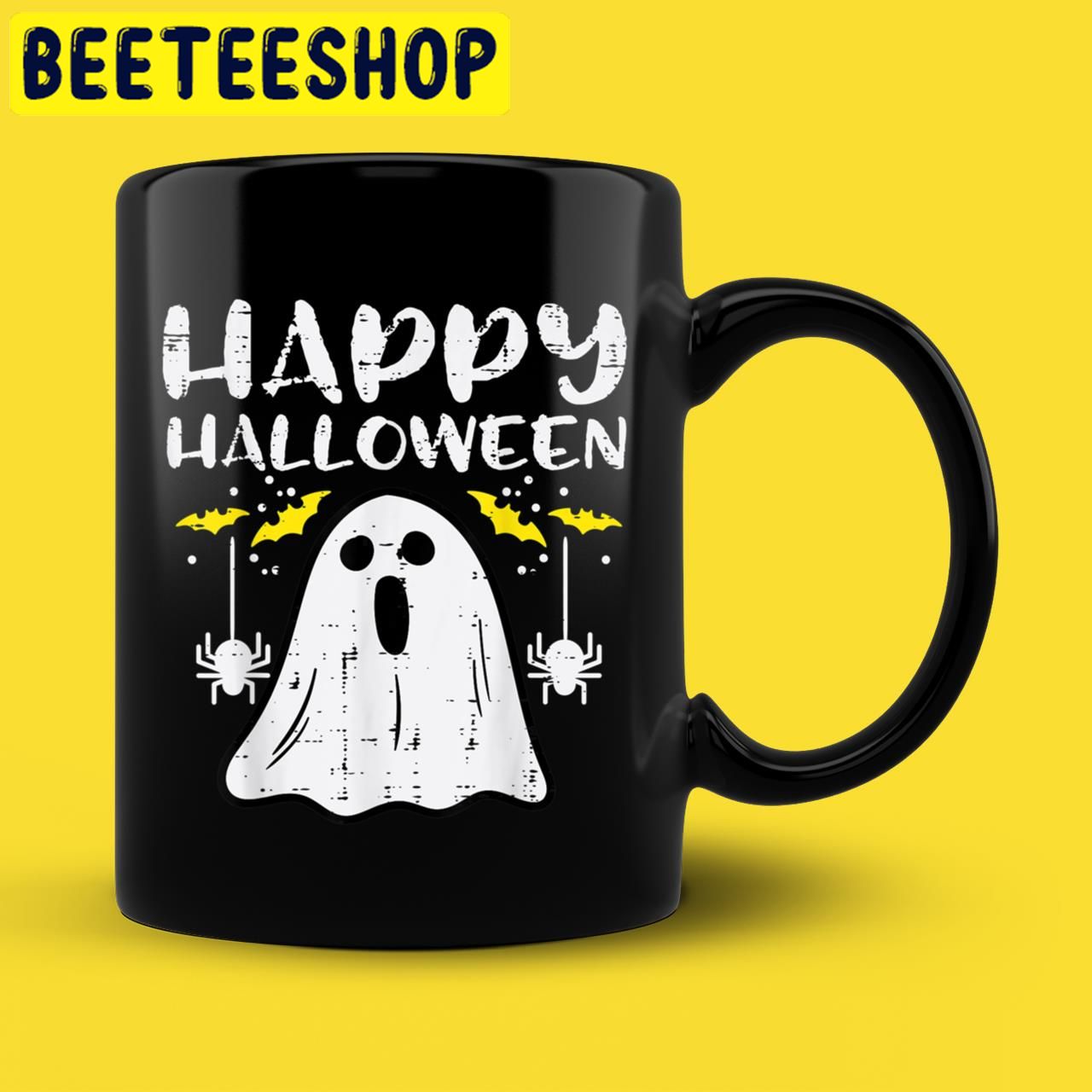 Happy Ghost Funny In 2022 Halloween Trending Unisex T-Shirt Happy Ghost Funny In 2022 Halloween Trending Unisex T-Shirt