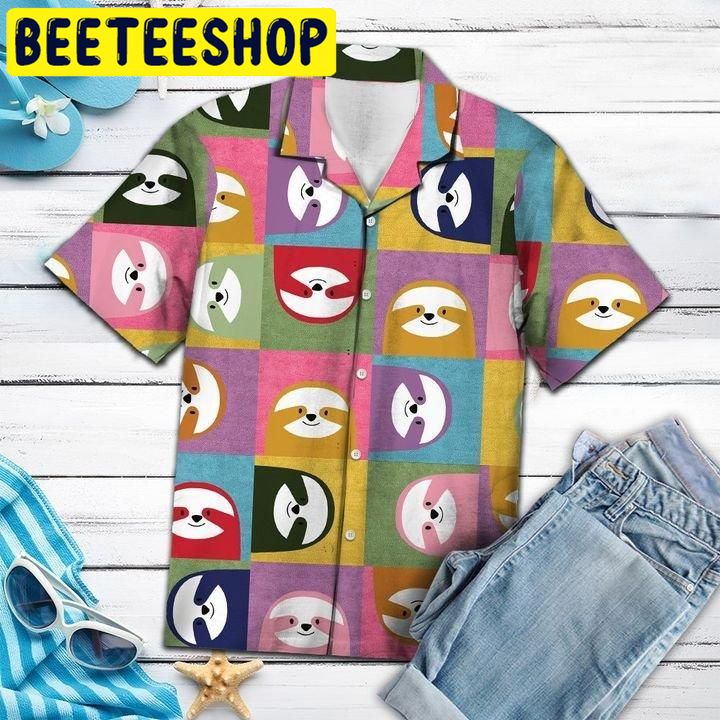 Happy Sloth Hawaiian Shirt Happy Sloth Hawaiian Shirt