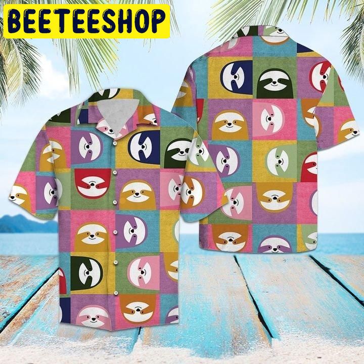 Happy Sloth Hawaiian Shirt Happy Sloth Hawaiian Shirt