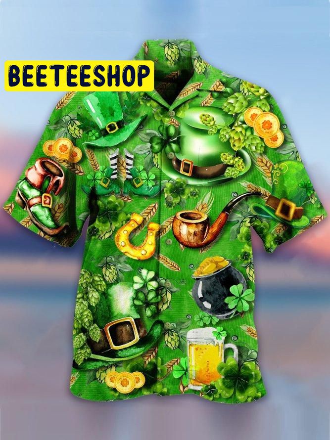 Happy St 3359.Patrick's Day Hawaiian Shirt Happy St 3359.Patrick's Day Hawaiian Shirt