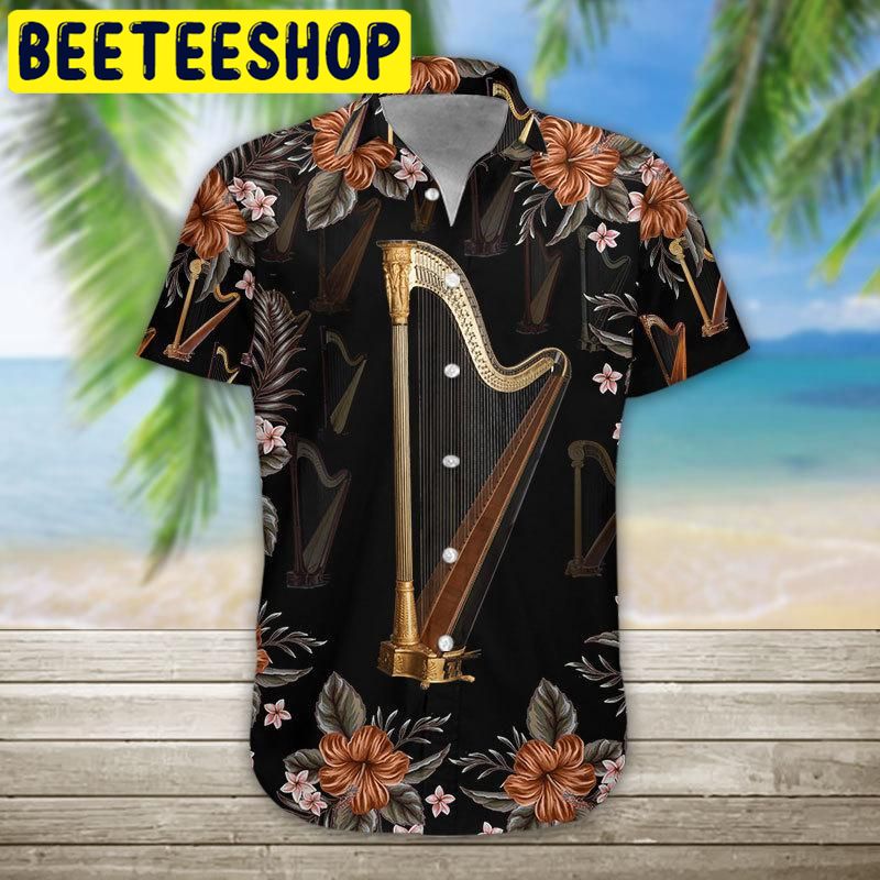 Harp Unisex Hawaiian Shirt Harp Unisex Hawaiian Shirt
