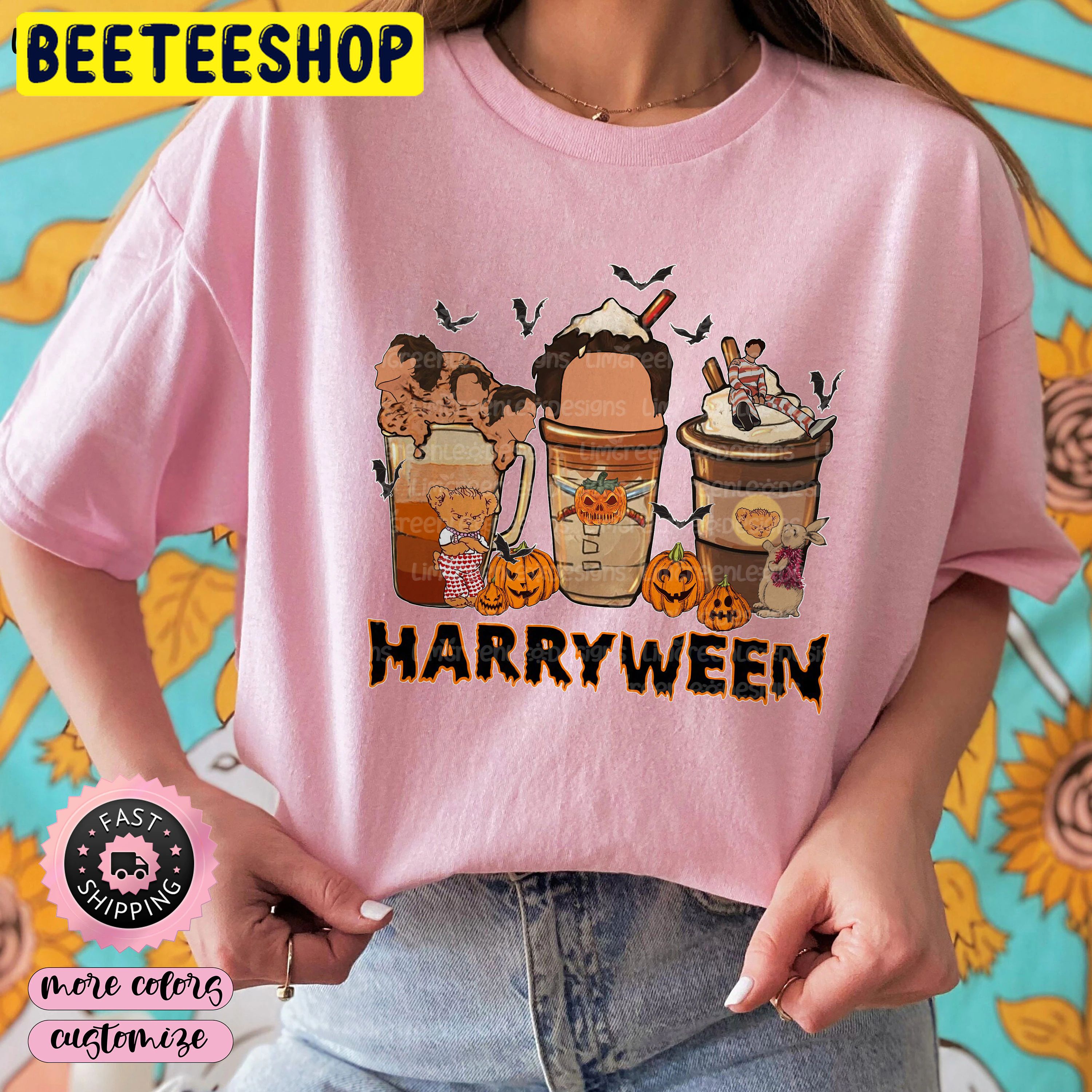 Harryween Harry Fall Coffee Halloween Trending Unisex Shirt Harryween Harry Fall Coffee Halloween Trending Unisex Shirt