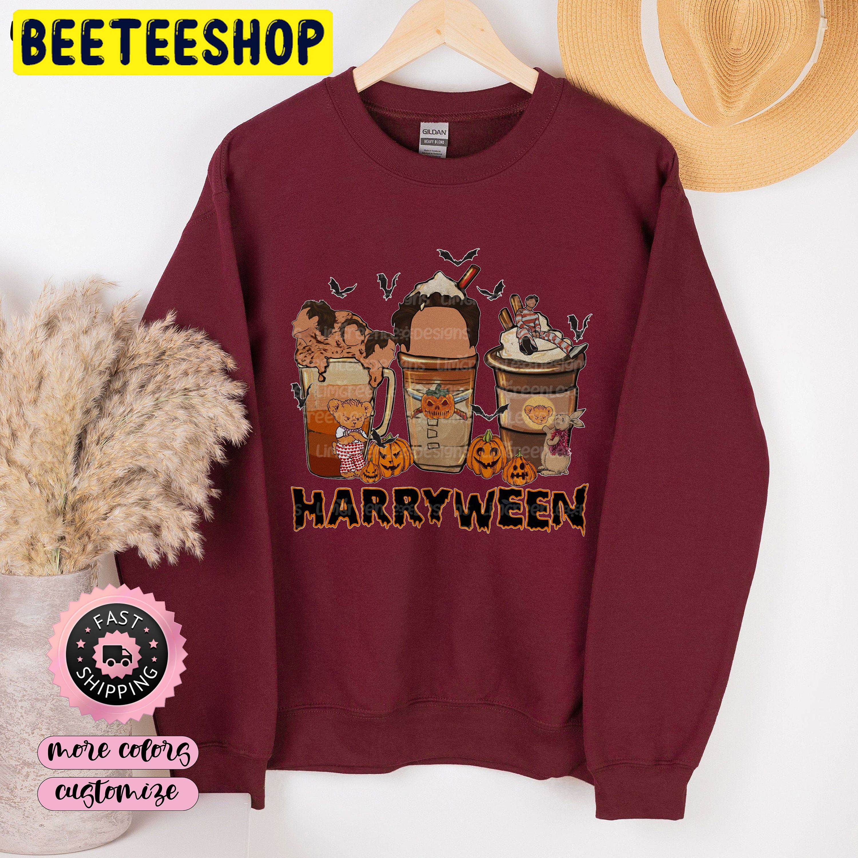 Harryween Harry Fall Coffee Halloween Trending Unisex Shirt Harryween Harry Fall Coffee Halloween Trending Unisex Shirt