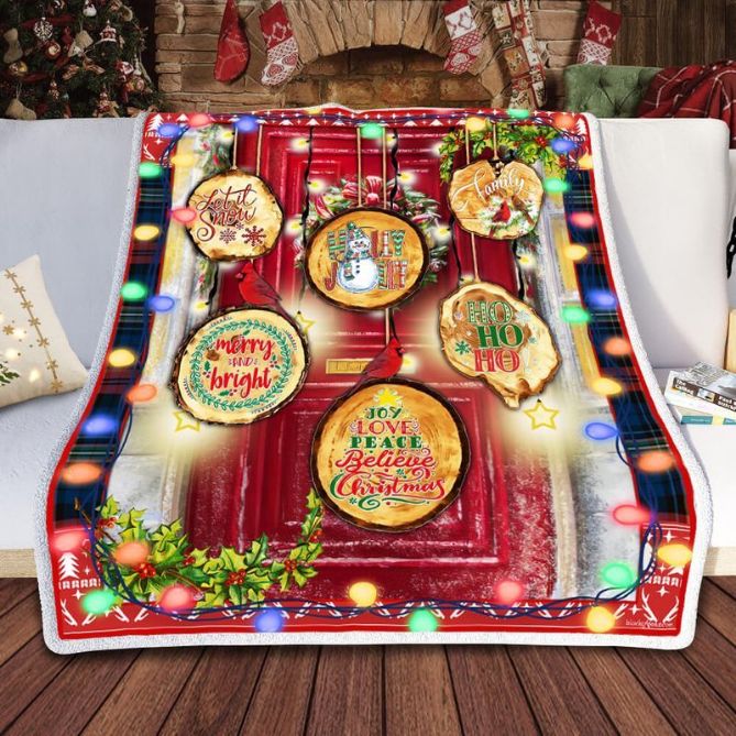 Have A Holly Jolly Christmas Comfy Sofa Throw Blanket Have A Holly Jolly Christmas Comfy Sofa Throw Blanket