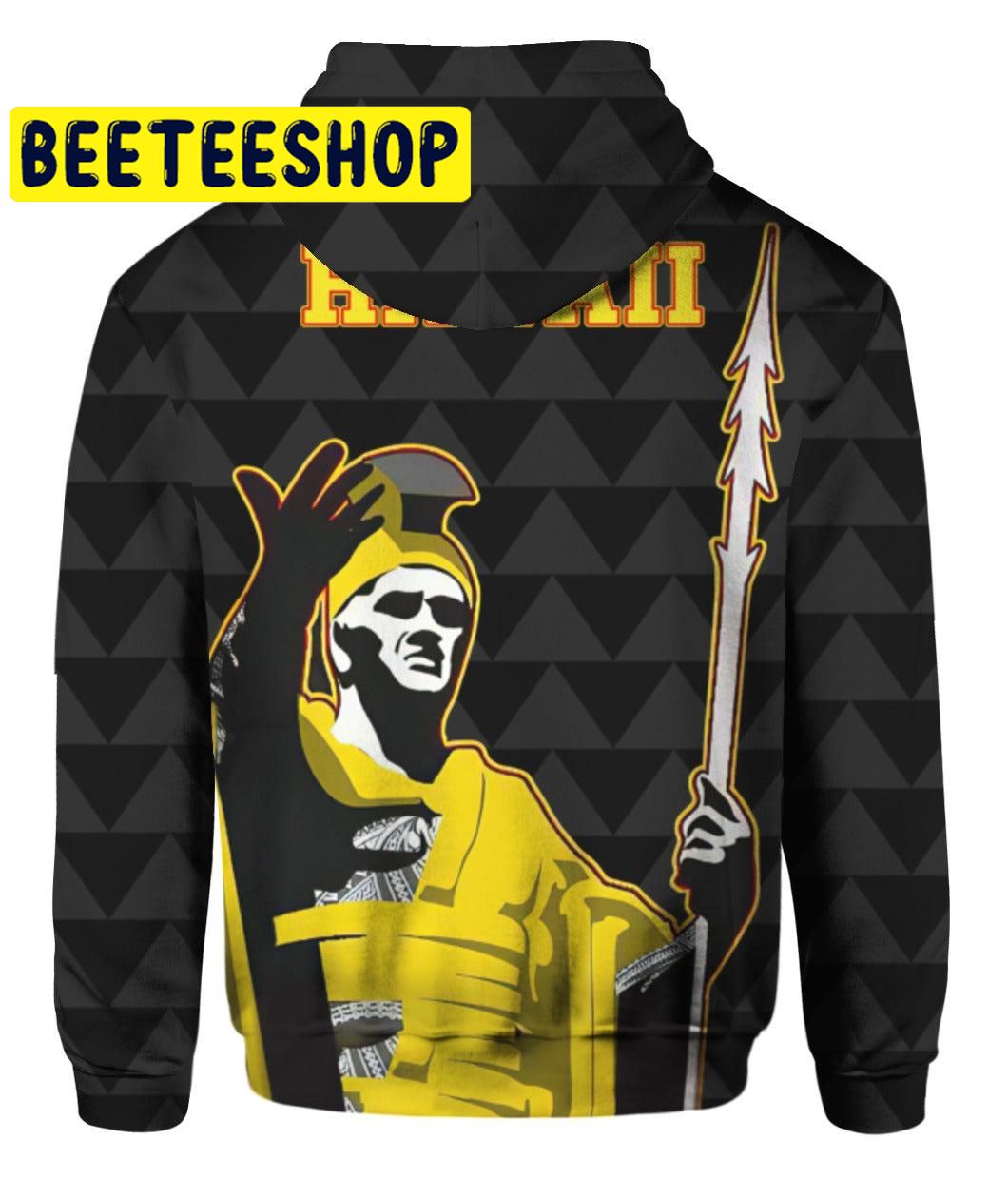 Hawaiian King All Over Print Hoodieen Hawaiian King All Over Print Hoodieen