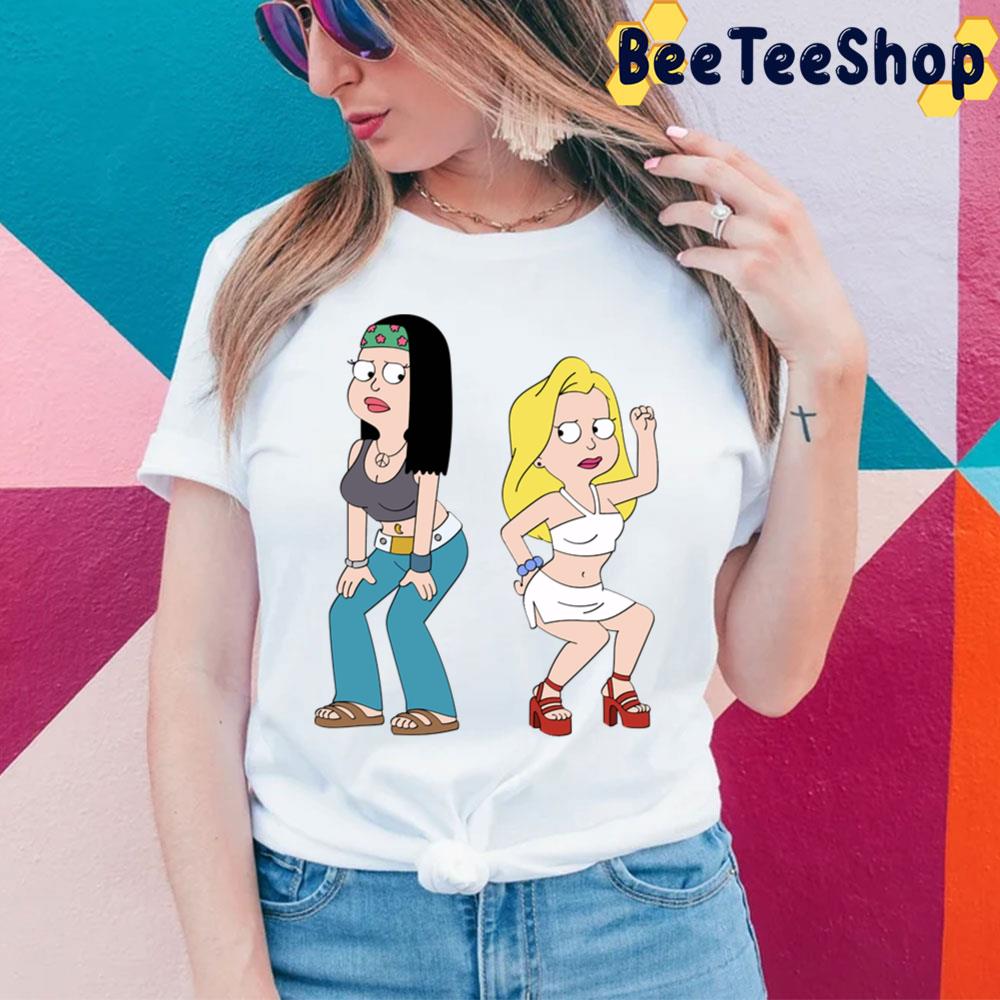 Hayley And Francine Dance Off American Dad Trending Unisex T-Shirt Hayley And Francine Dance Off American Dad Trending Unisex T-Shirt
