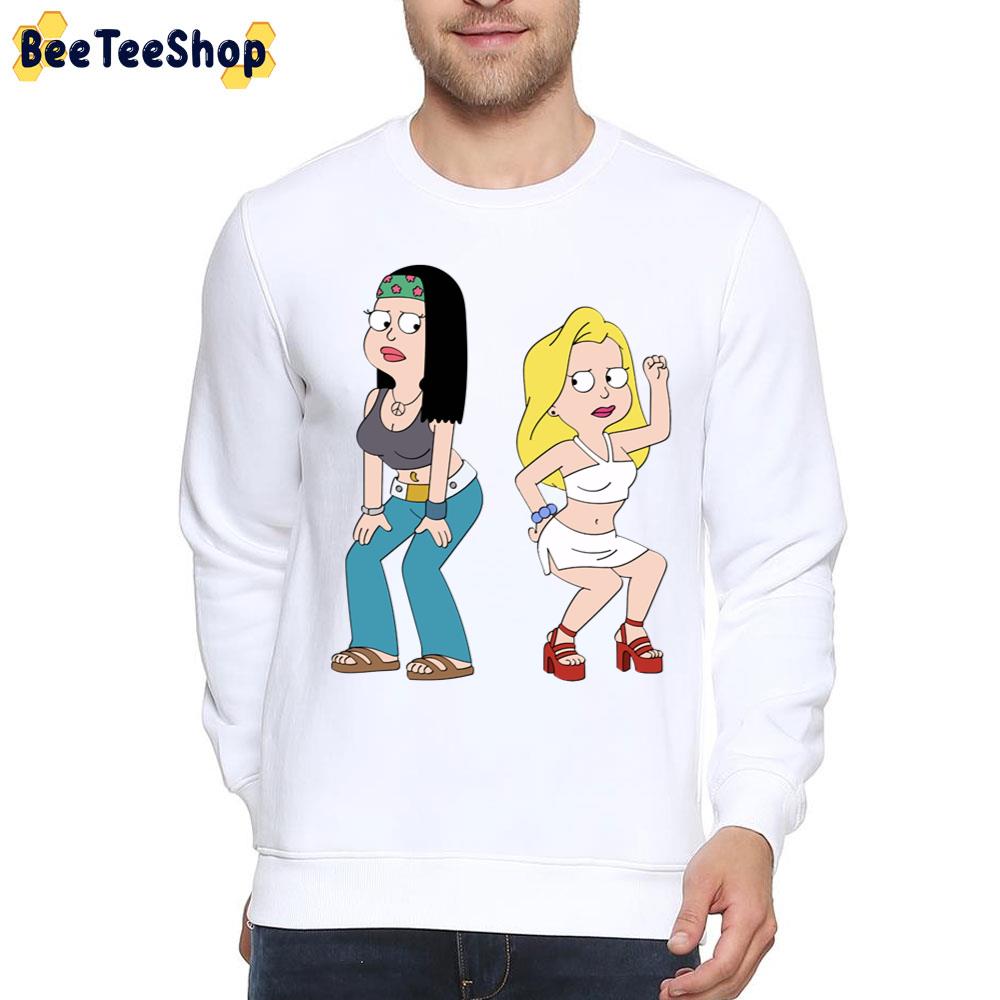 Hayley And Francine Dance Off American Dad Trending Unisex T-Shirt Hayley And Francine Dance Off American Dad Trending Unisex T-Shirt