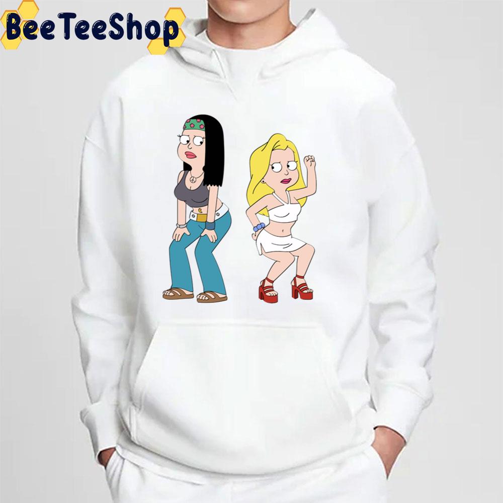Hayley And Francine Dance Off American Dad Trending Unisex T-Shirt Hayley And Francine Dance Off American Dad Trending Unisex T-Shirt