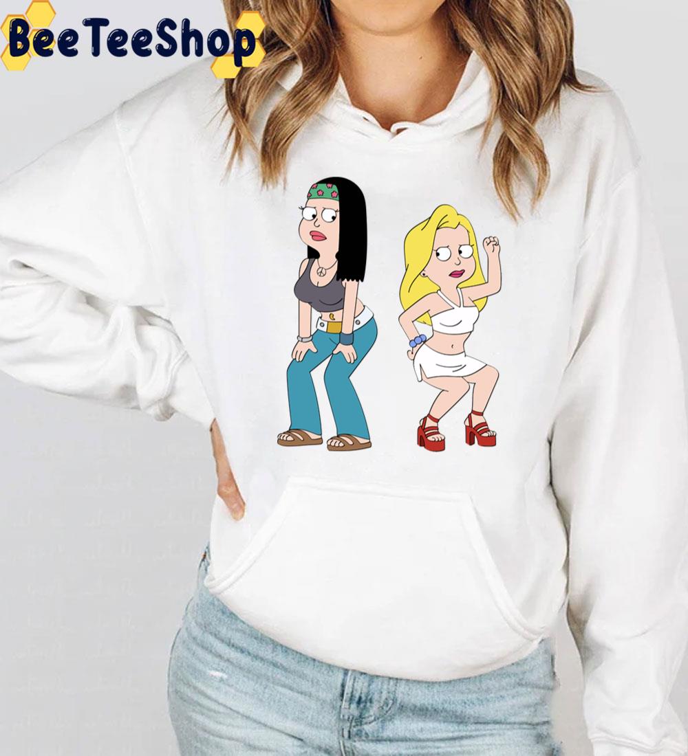 Hayley And Francine Dance Off American Dad Trending Unisex T-Shirt Hayley And Francine Dance Off American Dad Trending Unisex T-Shirt