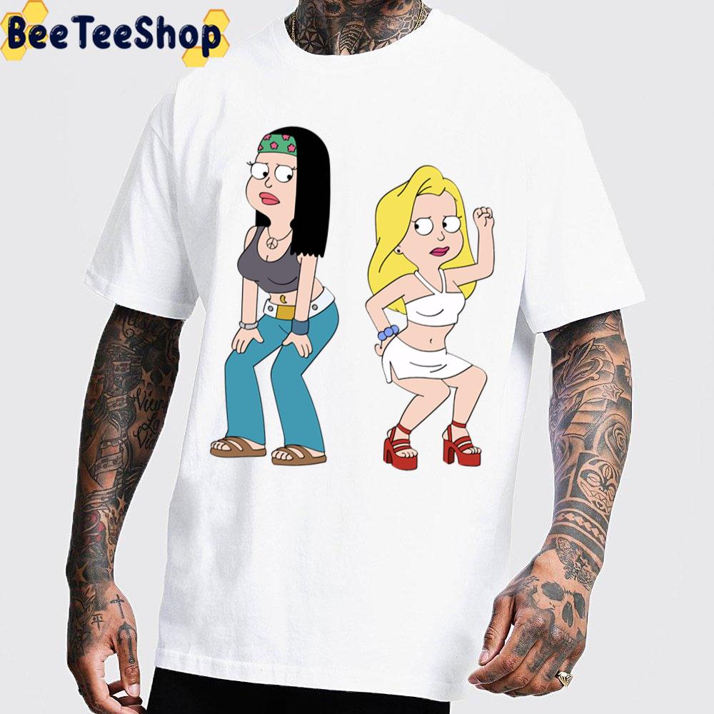Hayley And Francine Dance Off American Dad Trending Unisex T-Shirt Hayley And Francine Dance Off American Dad Trending Unisex T-Shirt