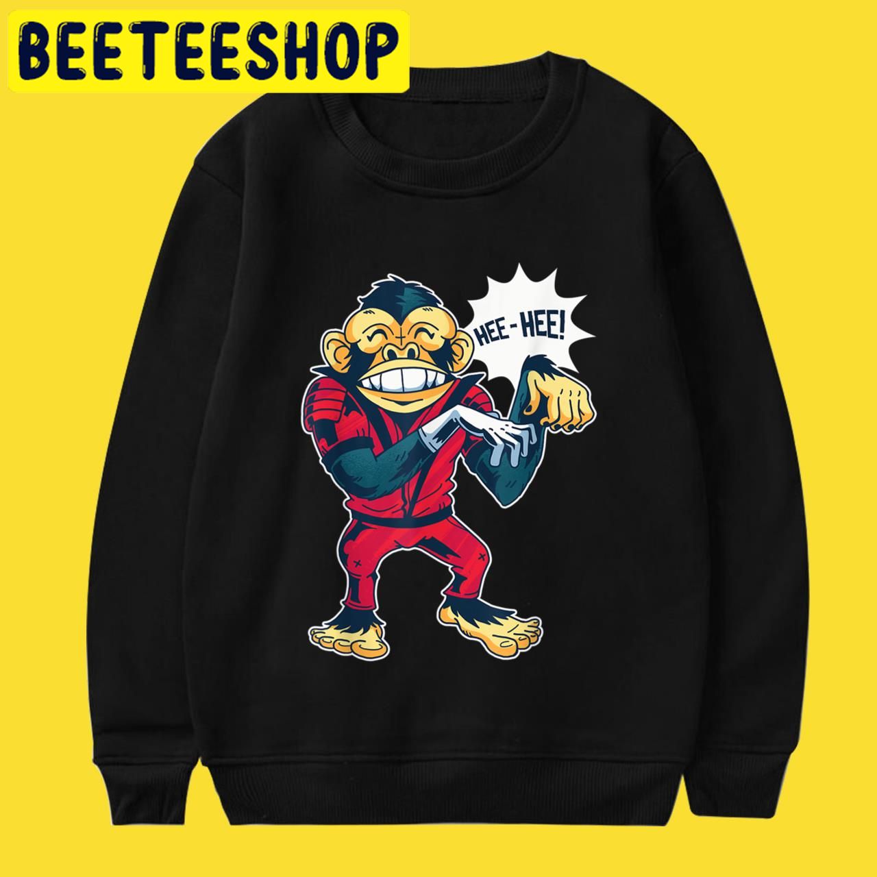 He He Monkey Thriller Jacket In 2022 Halloween Trending Unisex T-Shirt He He Monkey Thriller Jacket In 2022 Halloween Trending Unisex T-Shirt