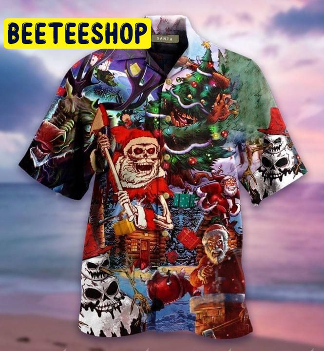 Here Comes Santa Claus Hawaiian Shirt Here Comes Santa Claus Hawaiian Shirt