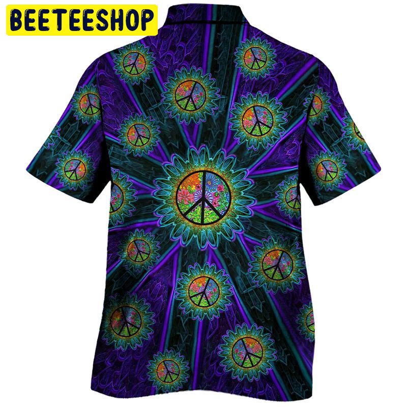 Hippie 3D Trending Hawaiian Shirt Hippie 3D Trending Hawaiian Shirt