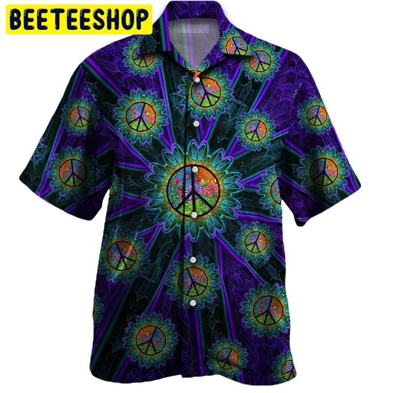 Hippie 3D Trending Hawaiian Shirt Hippie 3D Trending Hawaiian Shirt