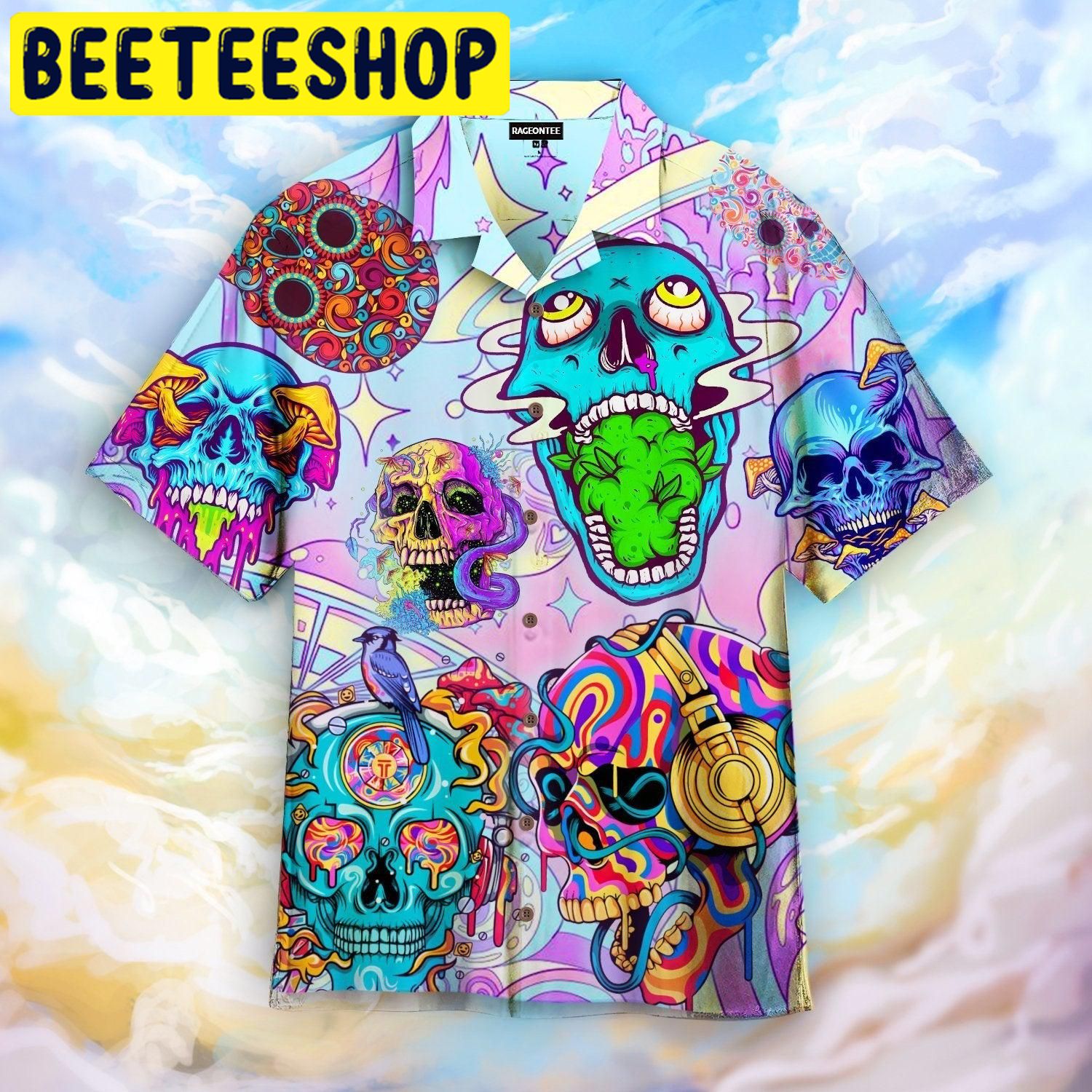 Hippie Skull Peace Life Color Limited Hawaiian Shirt Hippie Skull Peace Life Color Limited Hawaiian Shirt