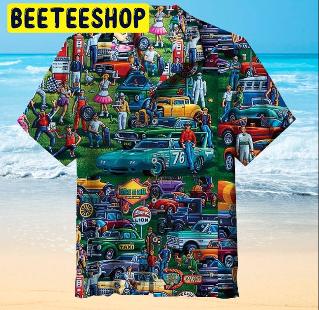 History of The Car Hawaiian Shirt History of The Car Hawaiian Shirt