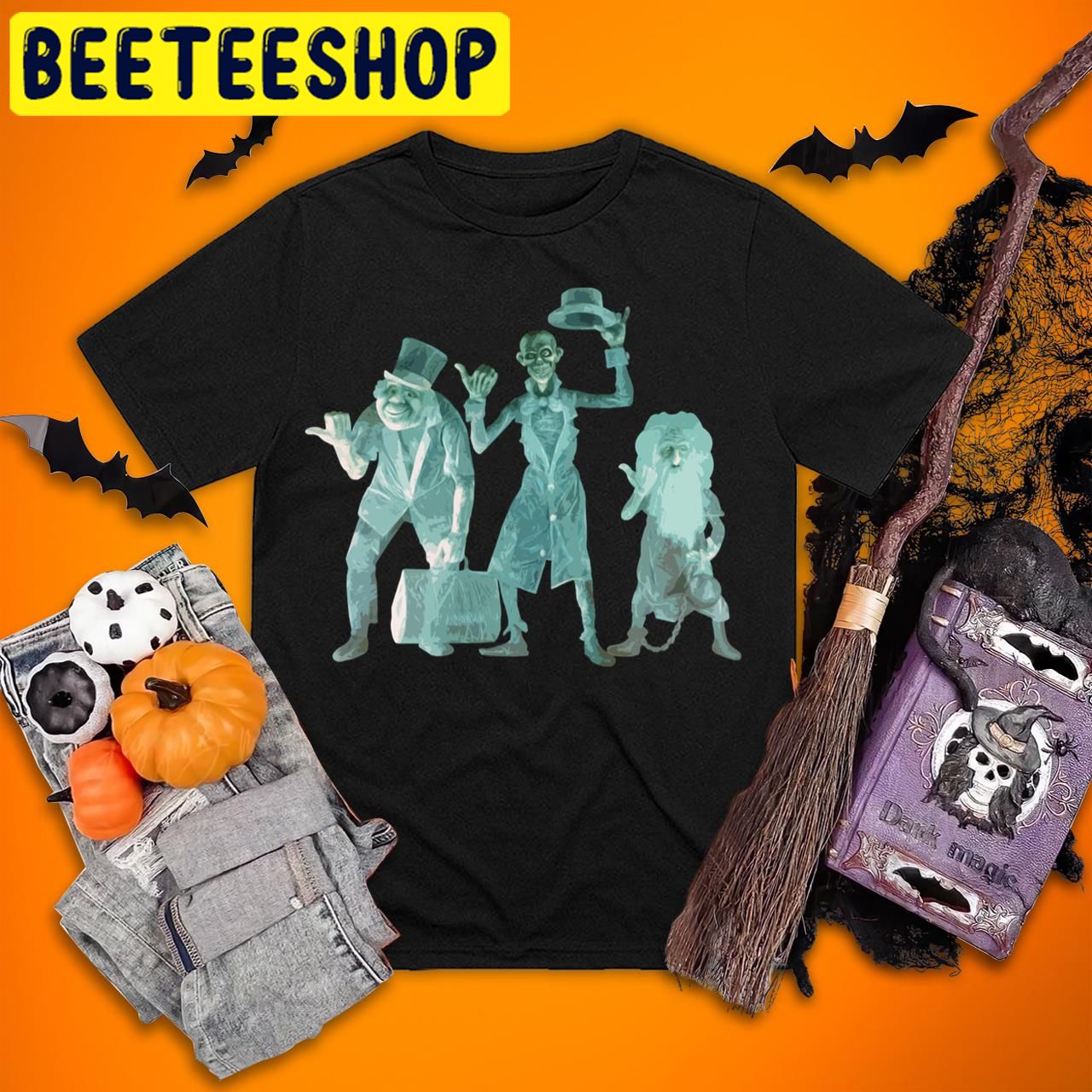 Hitchhiking Ghosts Disneyland Halloween Trending Unisex T-Shirt Hitchhiking Ghosts Disneyland Halloween Trending Unisex T-Shirt