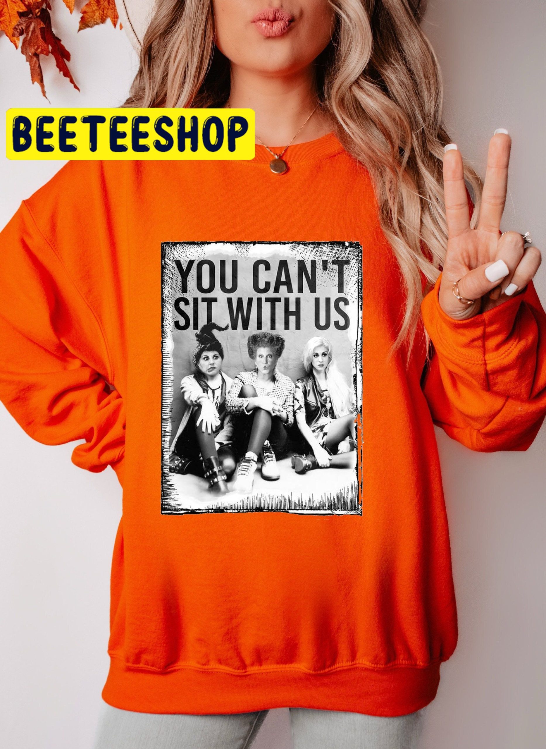Hocus Pocus I Can't Sit With Us Black White Art HalloweenTrending Unisex Shirt Hocus Pocus I Can't Sit With Us Black White Art HalloweenTrending Unisex Shirt