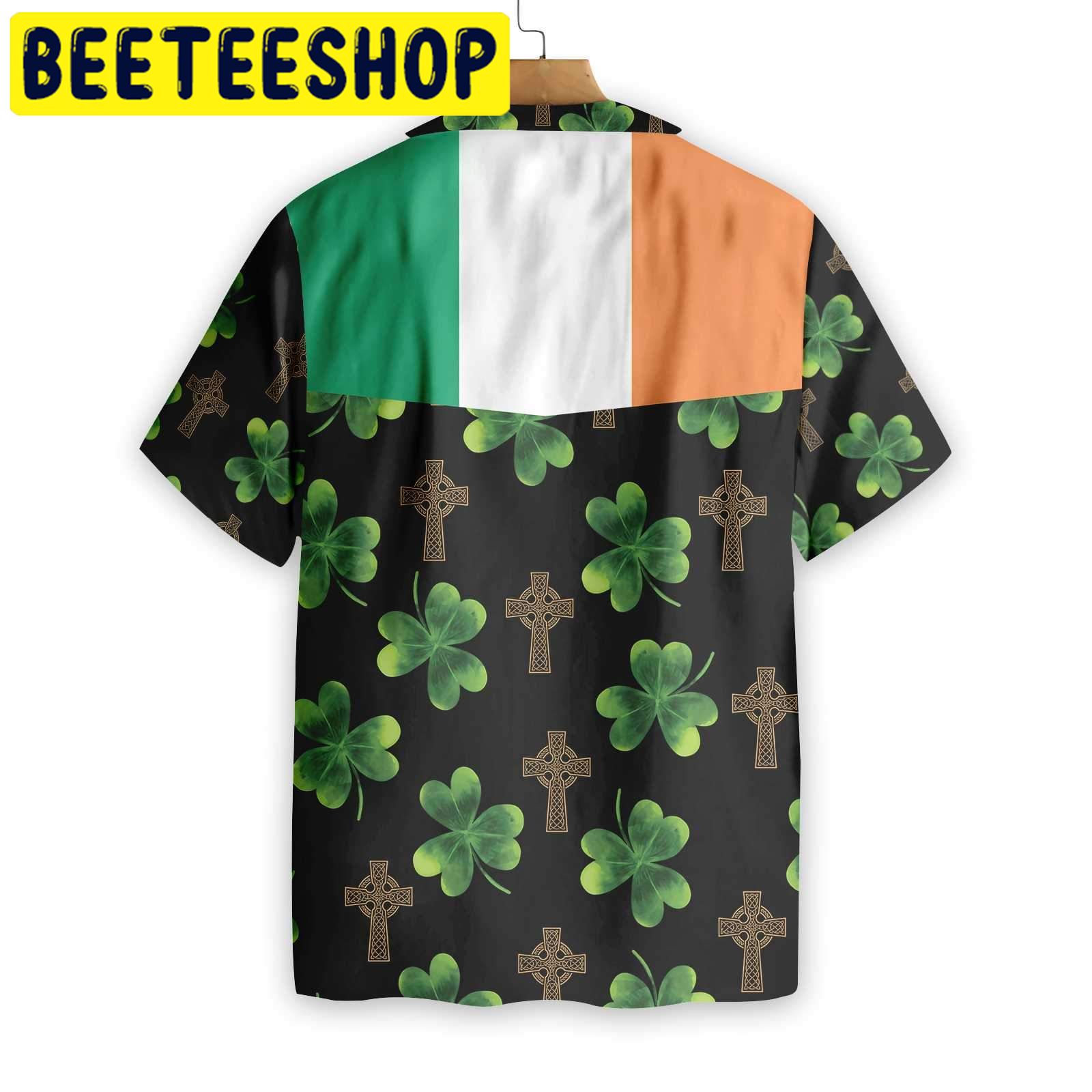 Hooligan Shamrock Irish Saint Patrick's Day Hawaiian Shirt Hooligan Shamrock Irish Saint Patrick's Day Hawaiian Shirt