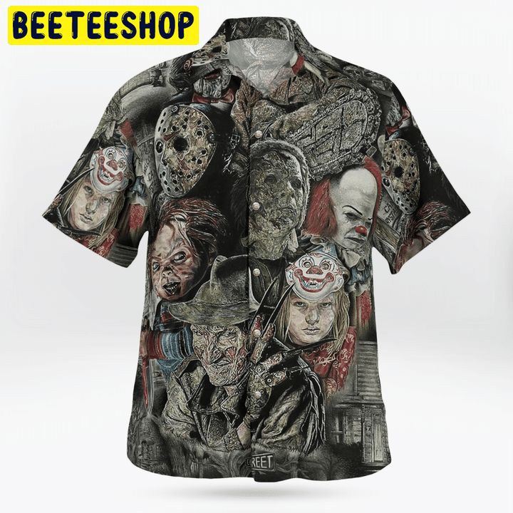 Horror Combo Trending Hawaiian Shirt Horror Combo Trending Hawaiian Shirt