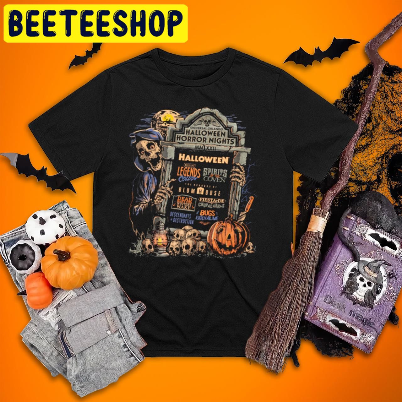 Horror Nights 2022 Event Halloween Trending Unisex T-Shirt Horror Nights 2022 Event Halloween Trending Unisex T-Shirt