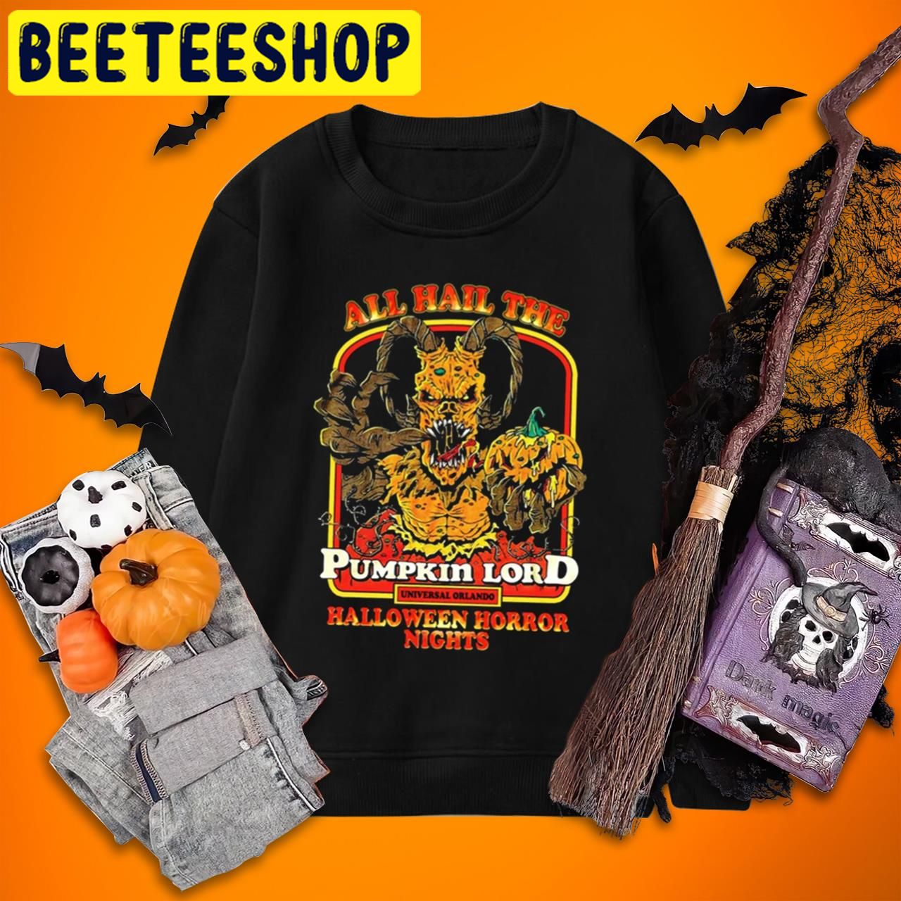 Horror Nights All Hail The Pumpkin Lord Halloween Trending Unisex T-Shirt Horror Nights All Hail The Pumpkin Lord Halloween Trending Unisex T-Shirt