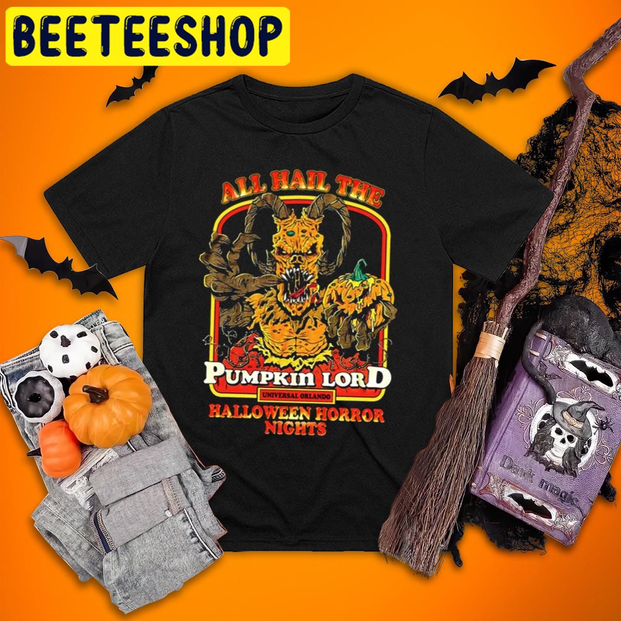 Horror Nights All Hail The Pumpkin Lord Halloween Trending Unisex T-Shirt Horror Nights All Hail The Pumpkin Lord Halloween Trending Unisex T-Shirt