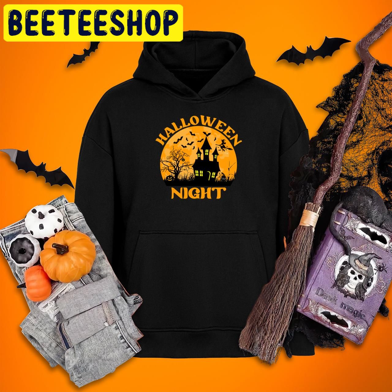 Horror Nights Bat Scary Halloween Trending Unisex T-Shirt Horror Nights Bat Scary Halloween Trending Unisex T-Shirt
