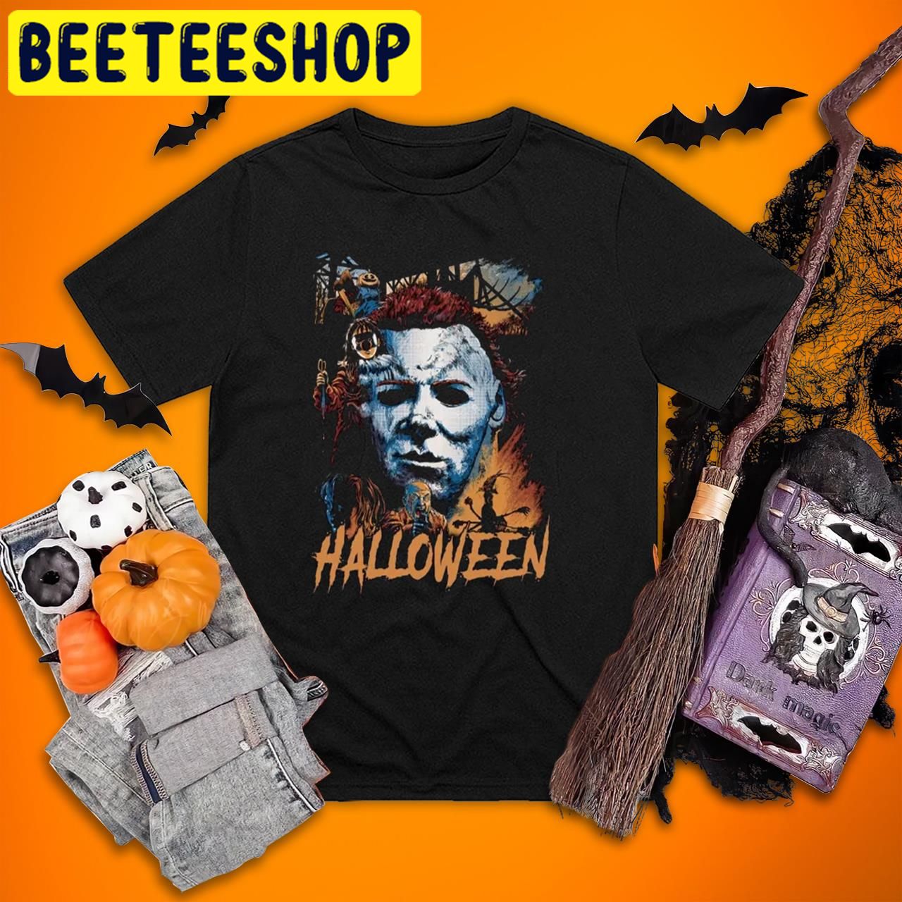 Horror Nights Michael Myers KillsHalloween Halloween Trending Unisex T-Shirt Horror Nights Michael Myers KillsHalloween Halloween Trending Unisex T-Shirt