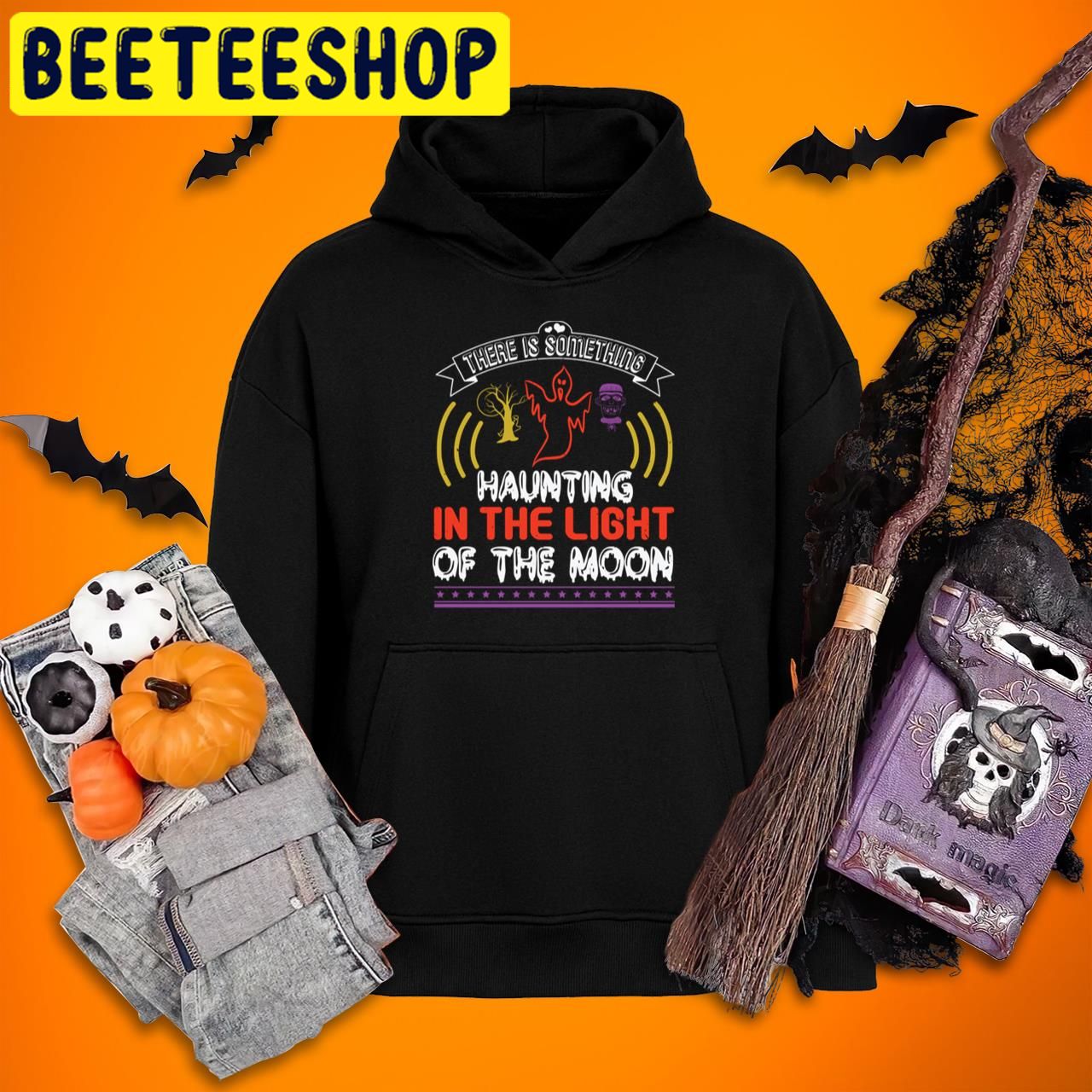 Horror Nights Something Haunting In The Light Of The Moon Halloween Trending Unisex T-Shirt Horror Nights Something Haunting In The Light Of The Moon Halloween Trending Unisex T-Shirt