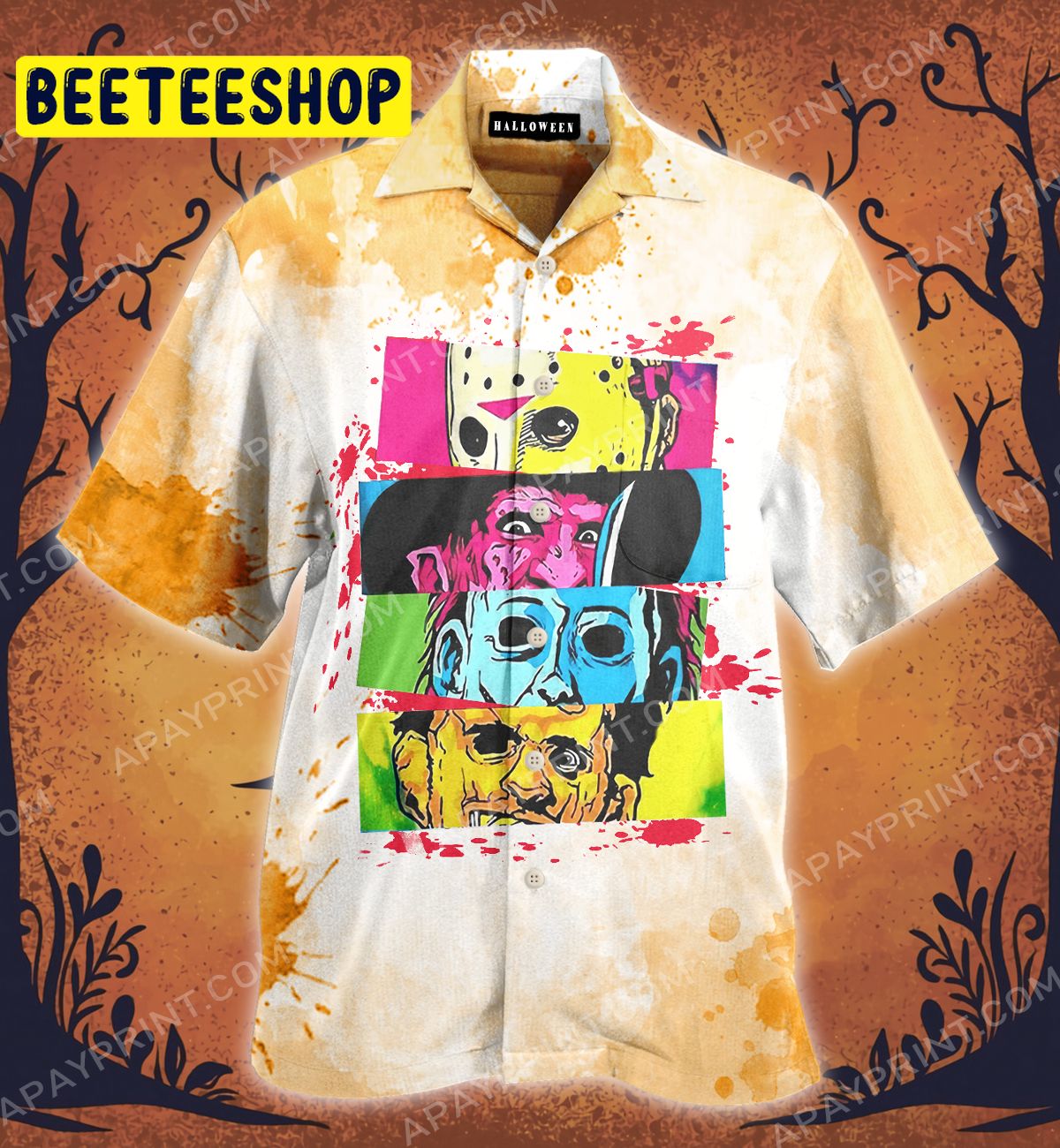 Horror Squad Trending Hawaiian Shirt Horror Squad Trending Hawaiian Shirt