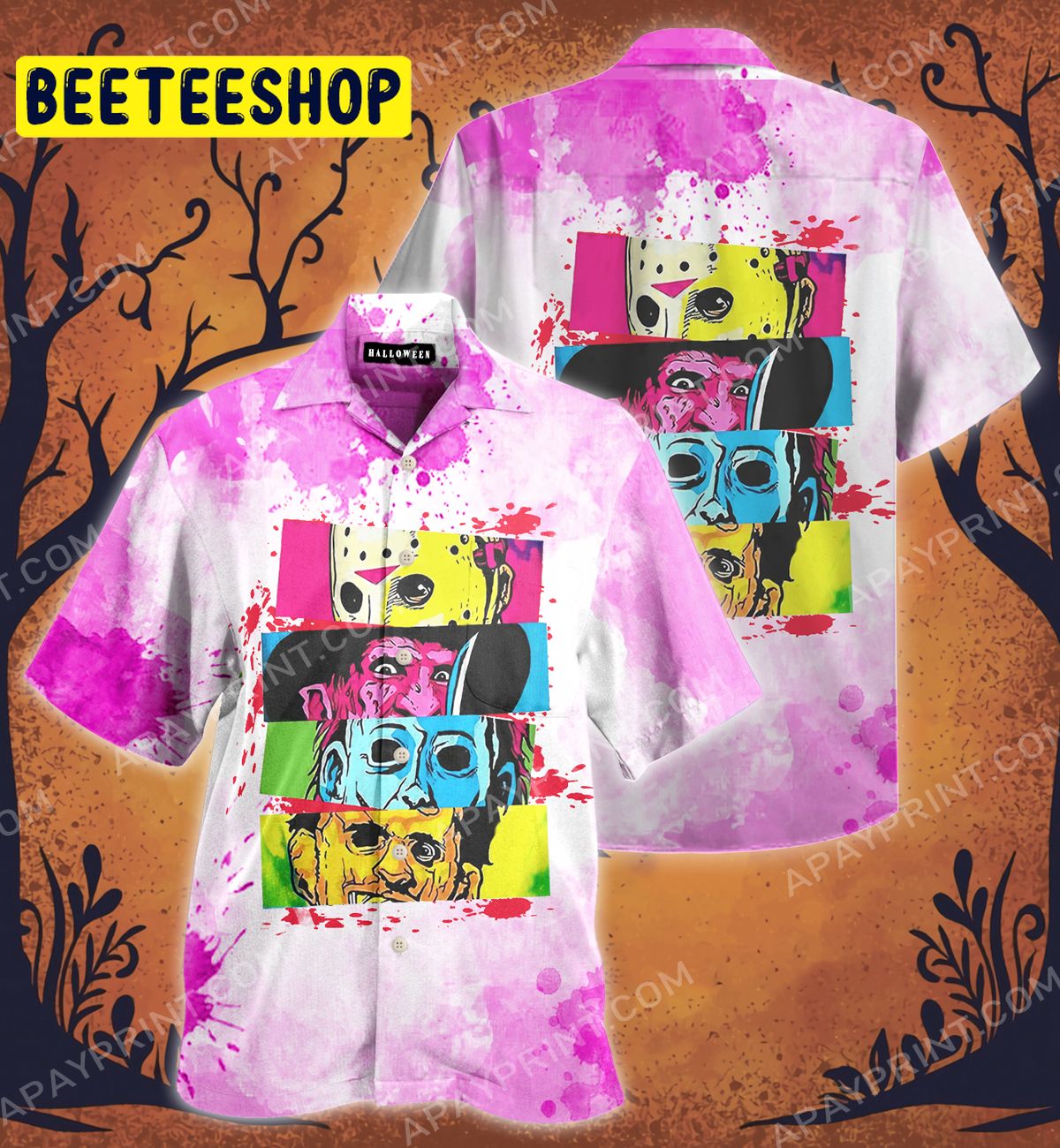 Horror Squad Trending Hawaiian Shirt Horror Squad Trending Hawaiian Shirt