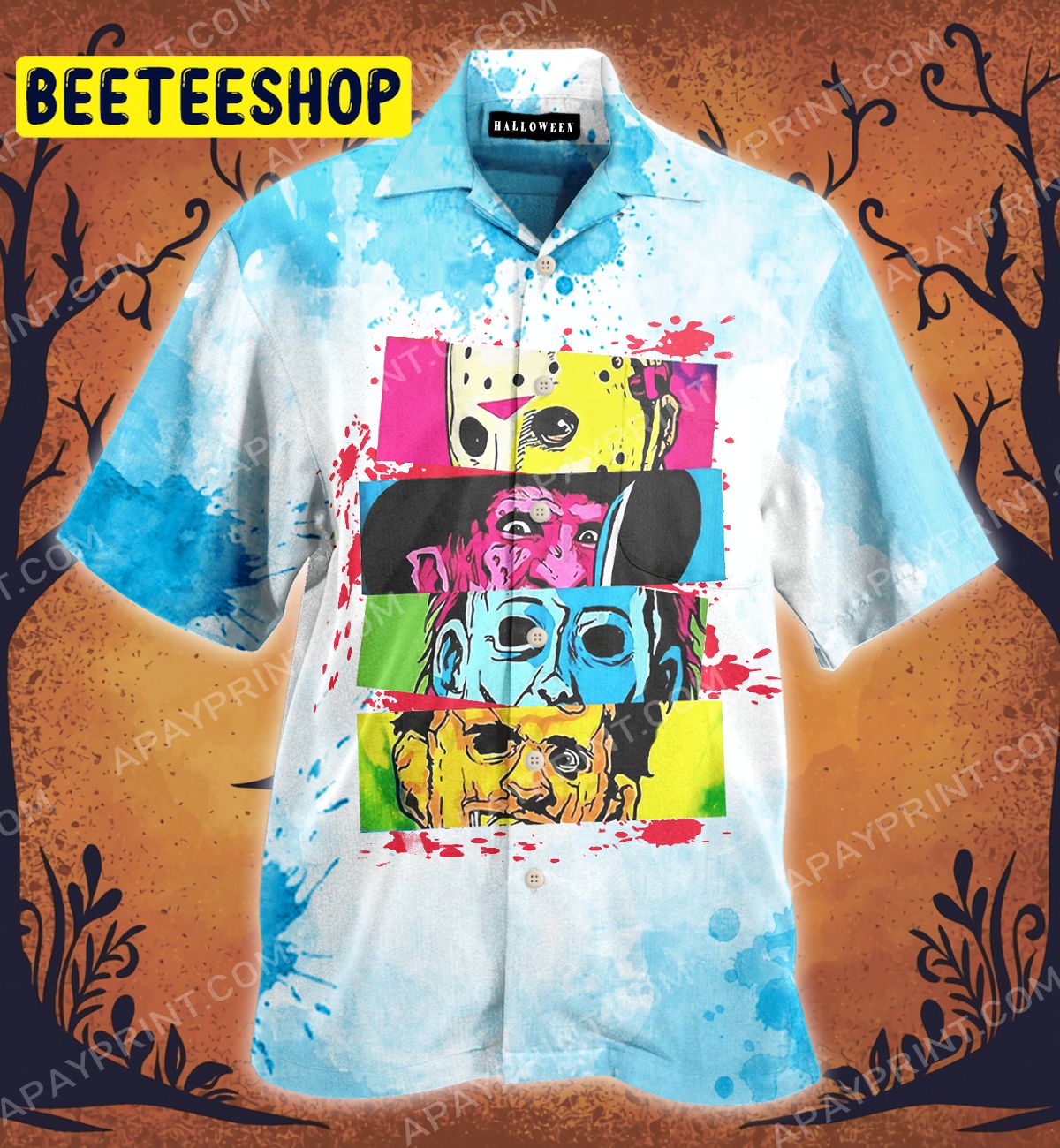 Horror Squad Trending Hawaiian Shirt Horror Squad Trending Hawaiian Shirt