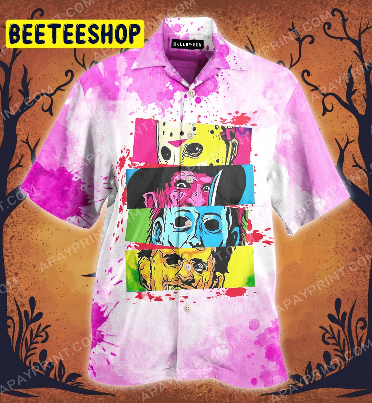 Horror Squad Trending Hawaiian Shirt Horror Squad Trending Hawaiian Shirt