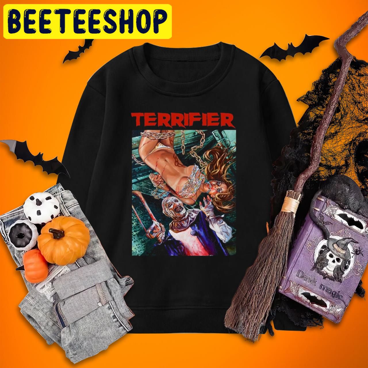 Horror Terrifiers For Movie Fan Classique Halloween Trending Unisex T-Shirt Horror Terrifiers For Movie Fan Classique Halloween Trending Unisex T-Shirt