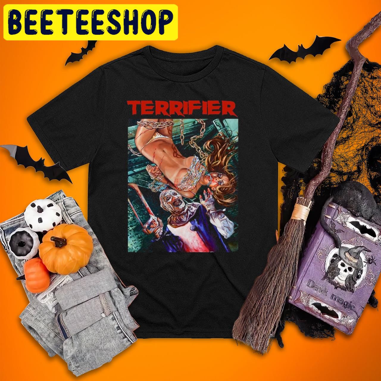 Horror Terrifiers For Movie Fan Classique Halloween Trending Unisex T-Shirt Horror Terrifiers For Movie Fan Classique Halloween Trending Unisex T-Shirt