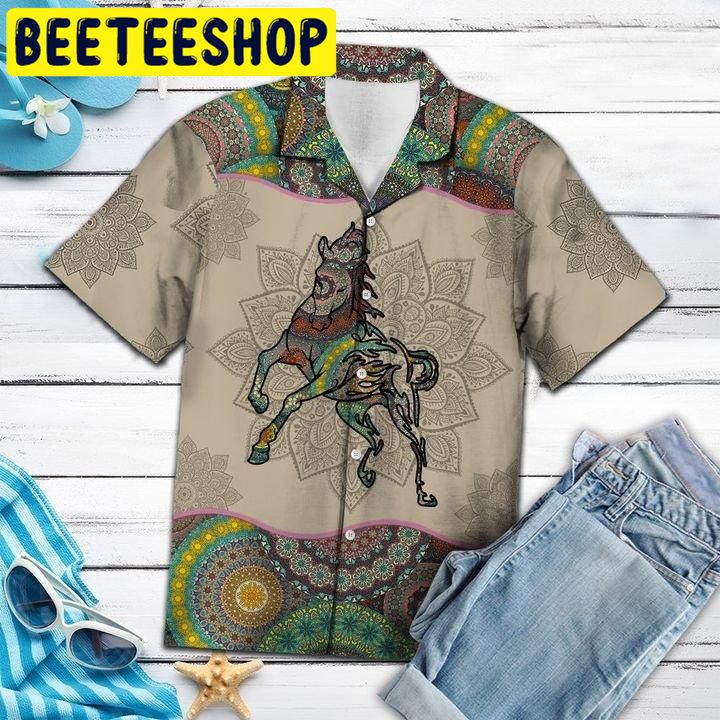 Horse Mandala Hawaiian Shirt Horse Mandala Hawaiian Shirt